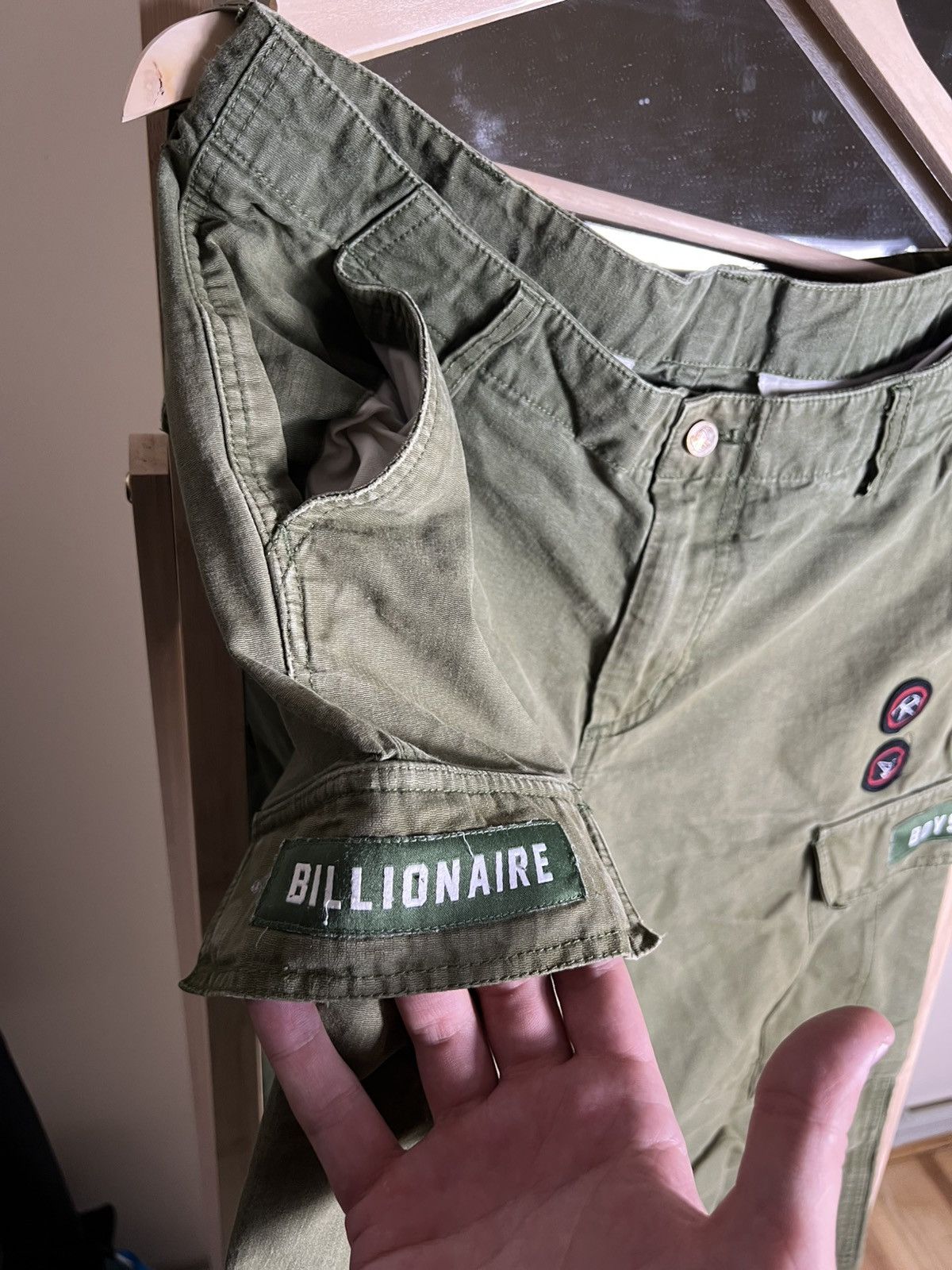 Billionaire Boys Club Y2K Billionaire Boys Club Cargo Pants Olive Green Utility Size US 32 / EU 48 - 6 Thumbnail
