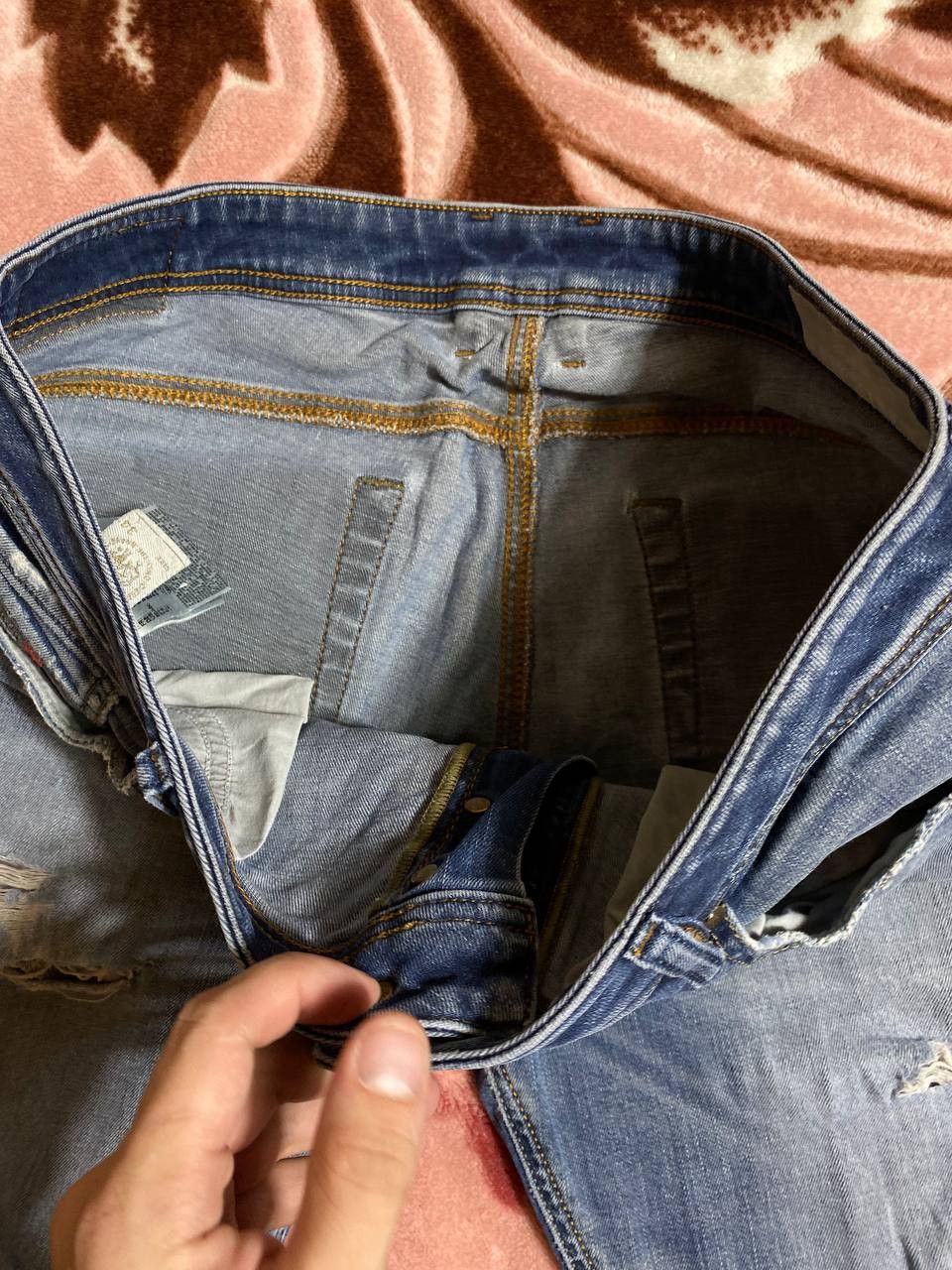 Diesel × Vintage Vintage Diesel Baggy Denim Jeans Pants Avant Garde Size US 34 / EU 50 - 3 Thumbnail