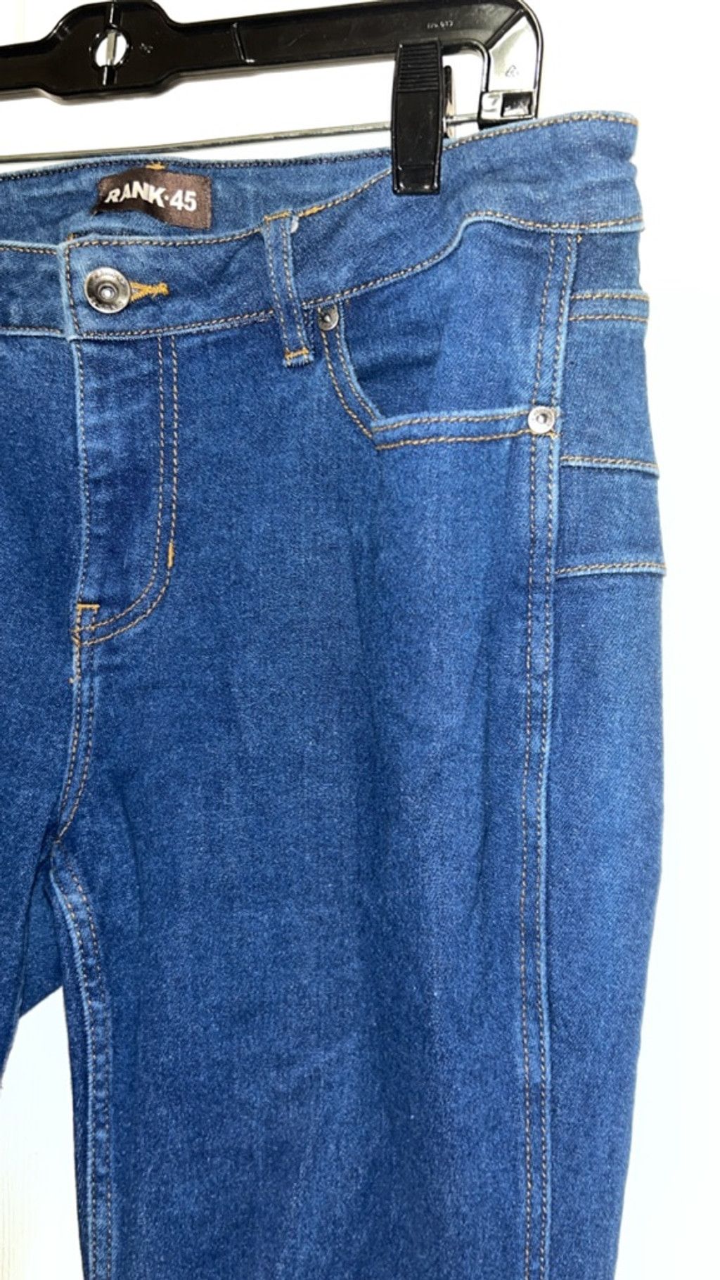 Other Women's RANK 45 Blue Flare & Wide Leg Jeans Size 32 Size 32" / US 10 / IT 46 - 3 Thumbnail
