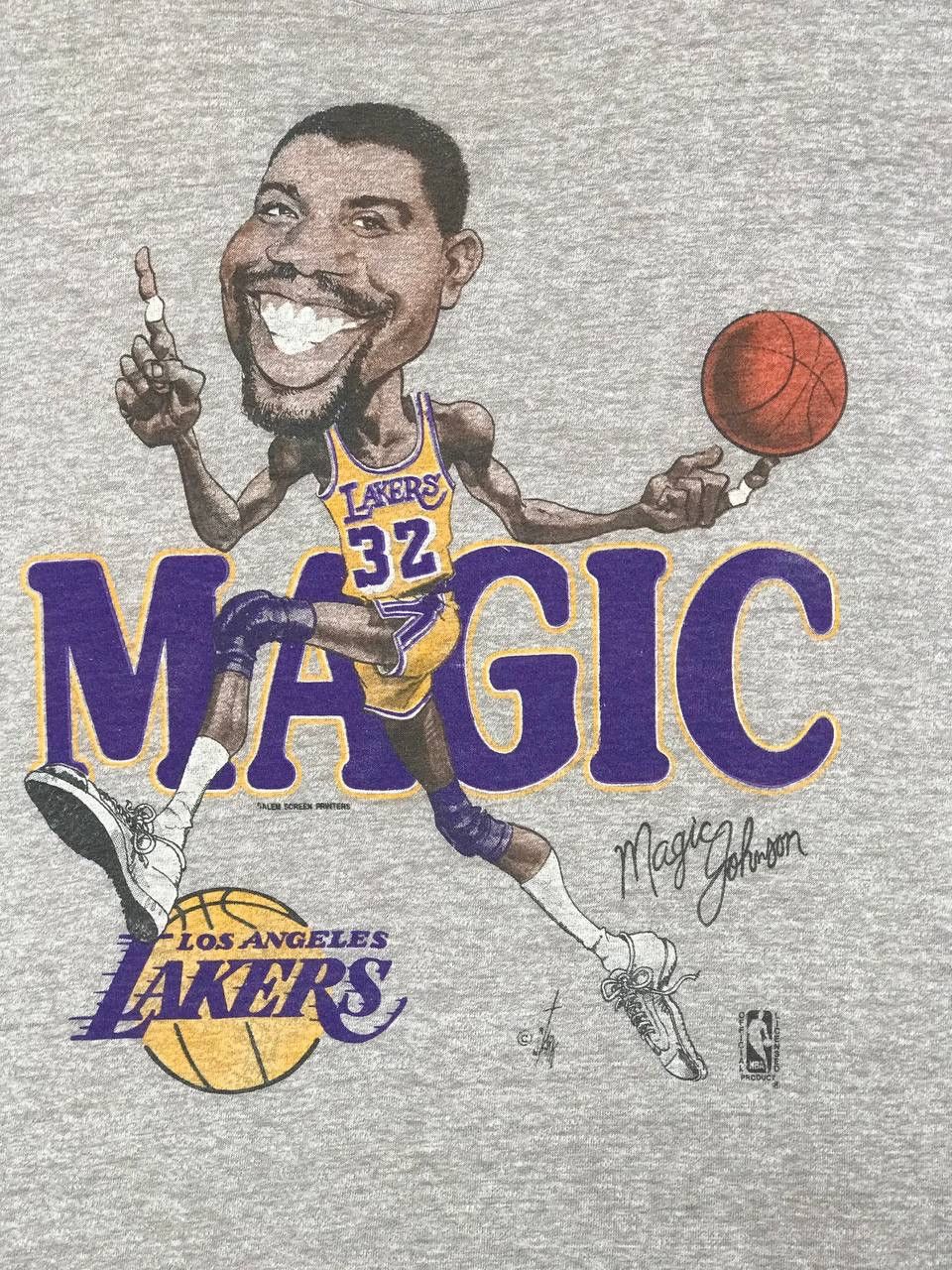 NBA × Vintage Vintage rare Magic Johnson Los Angeles Lakers Size US L / EU 52-54 / 3 - 3 Thumbnail