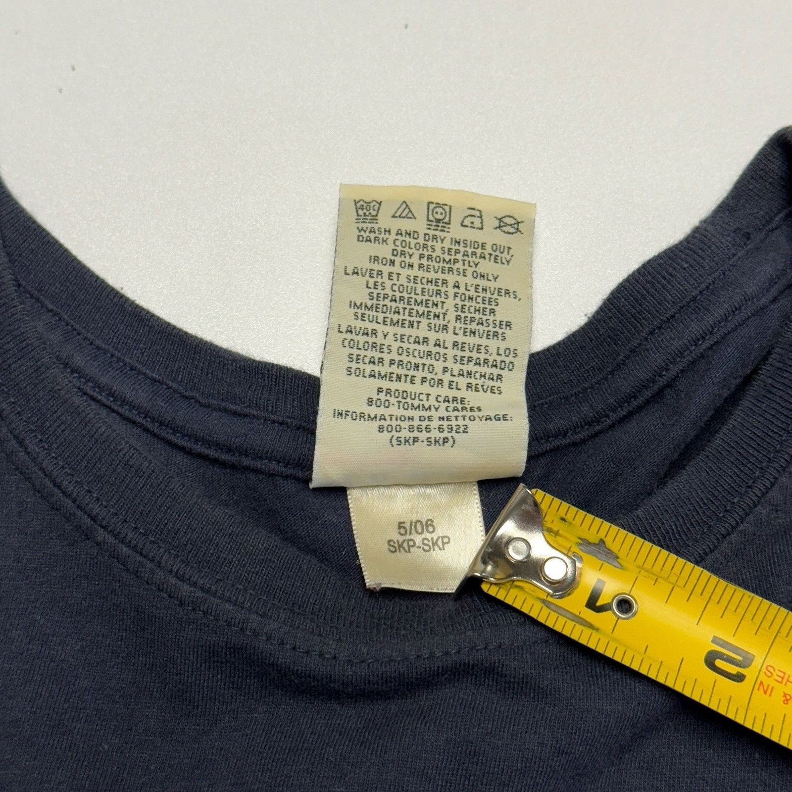 Tommy Hilfiger Vintage Y2K Tommy Hilfiger T Shirt Mens XL 24.5x28.5 Blue Size US XL / EU 56 / 4 - 5 Thumbnail