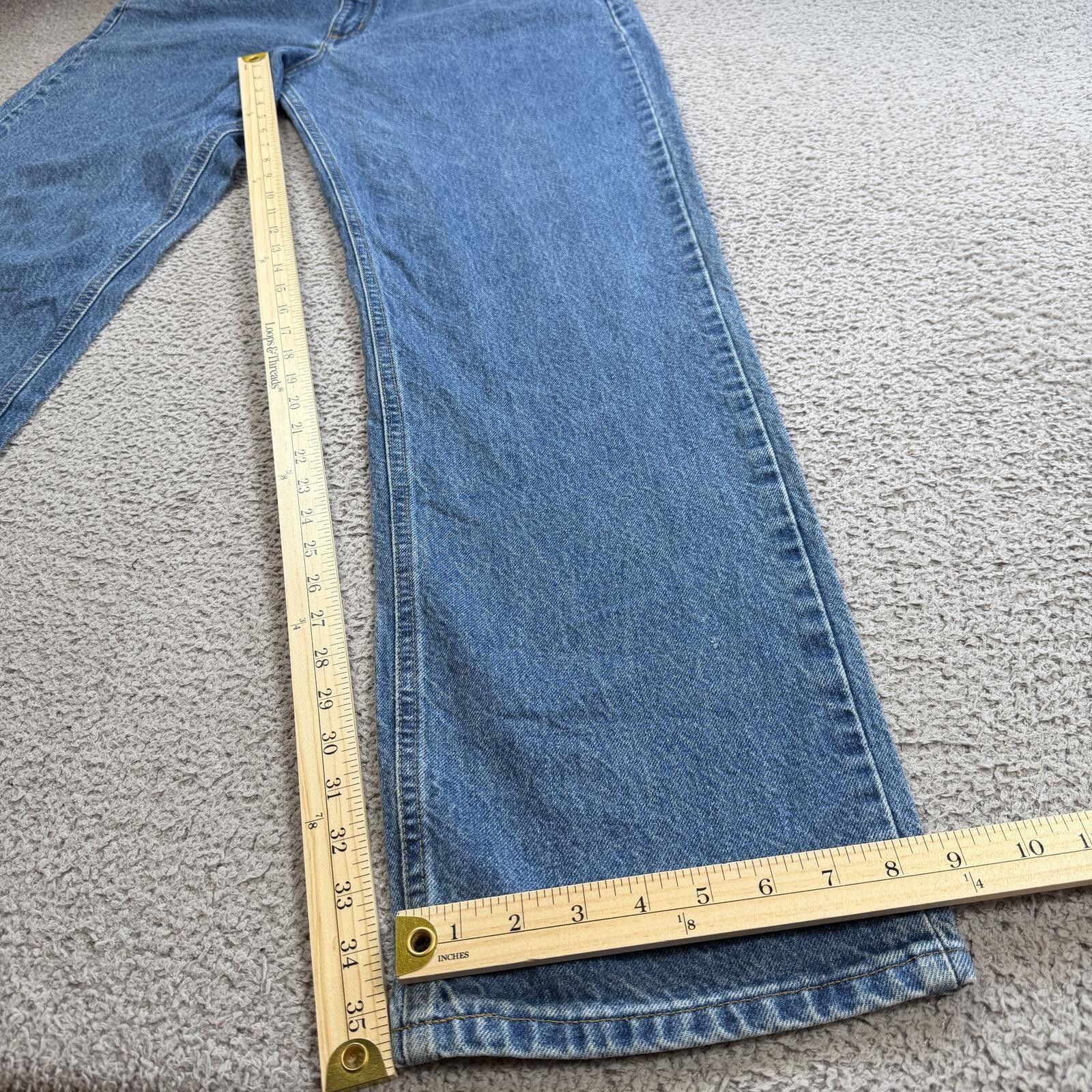 Carhartt Carhartt Relaxed Fit Jeans Mens 46x30 Blue Denim Workwear Size US 44 / EU 60 - 4 Thumbnail