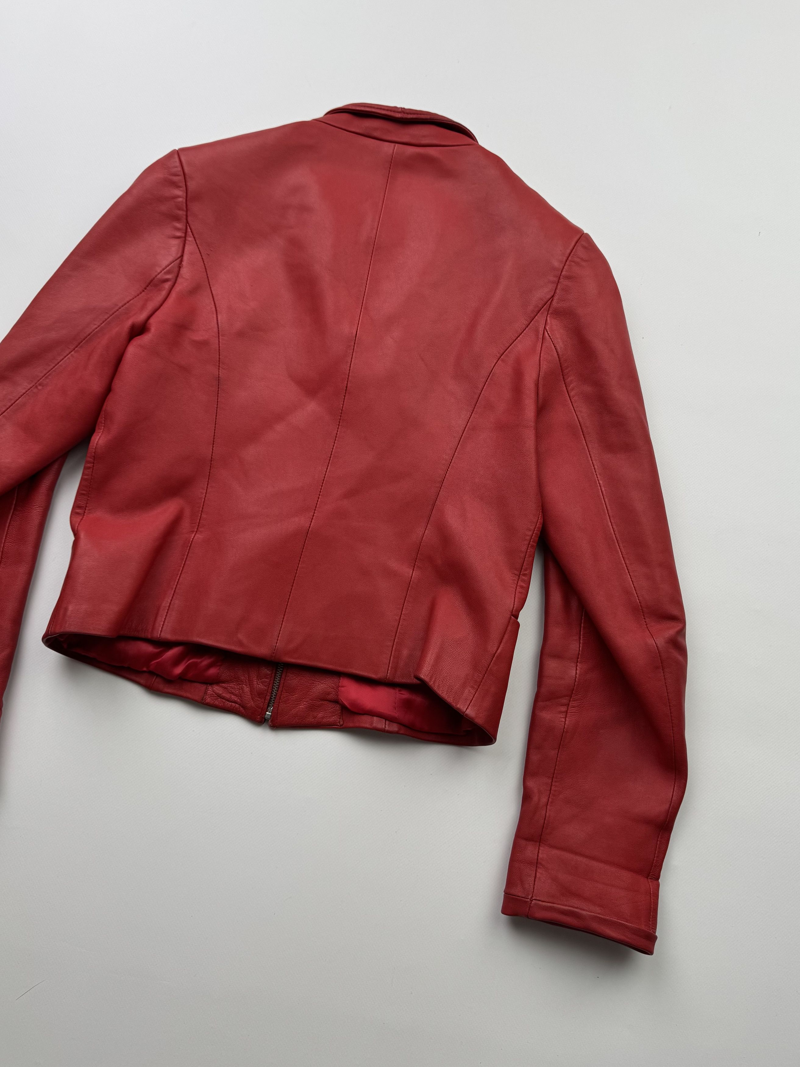 Hysteric Glamour Vintage Cropped Leather Jacket B761(V76)E2 Size S / US 4 / IT 40 - 11 Thumbnail