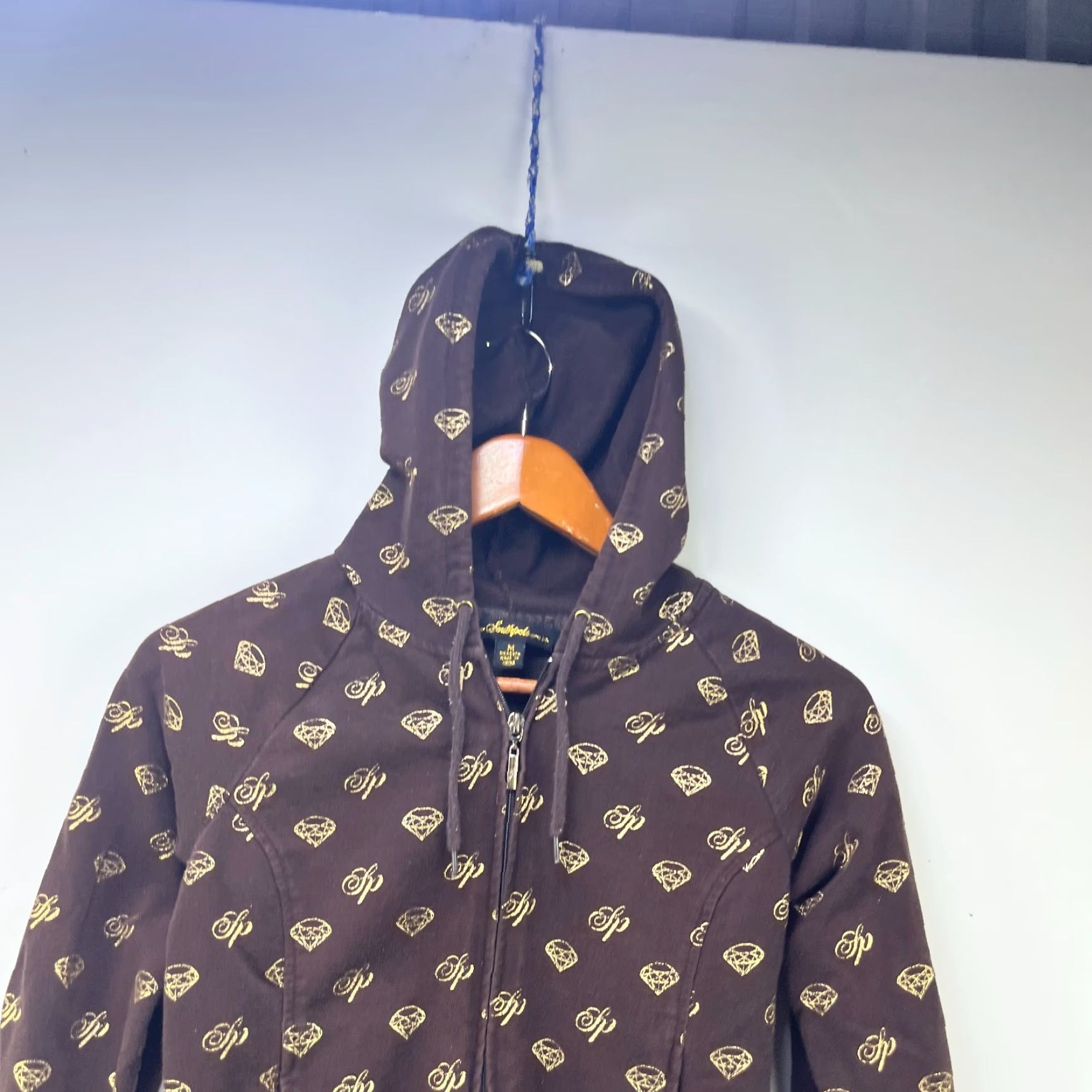 Nike VINTAGE South Pole Hoodie Zip Up Womens Medium Y2K Size S / US 4 / IT 40 - 2 Thumbnail