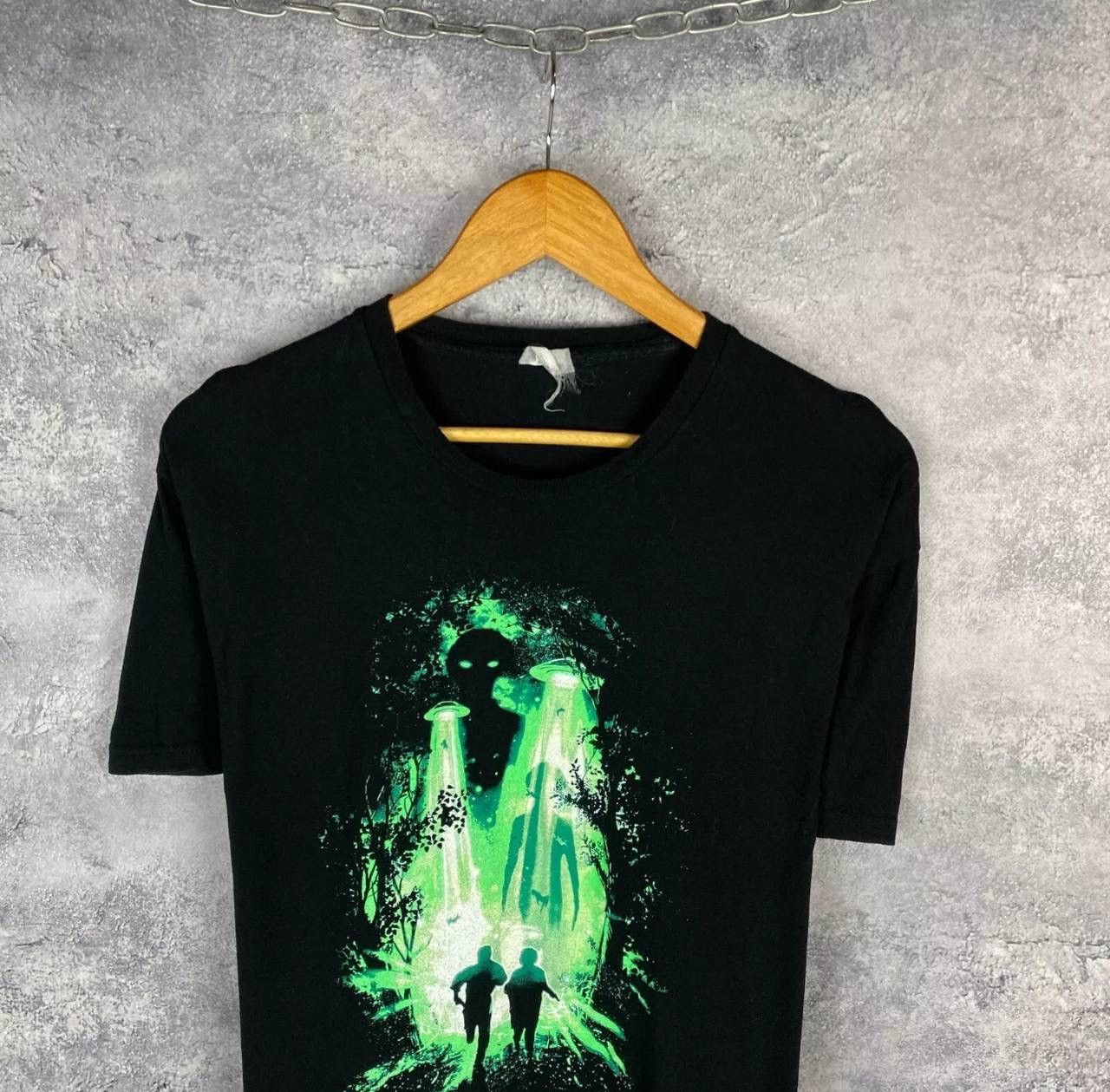 Vintage X-Files Tee Men's Size M Black Short Sleeve Size US M / EU 48-50 / 2 - 2 Thumbnail