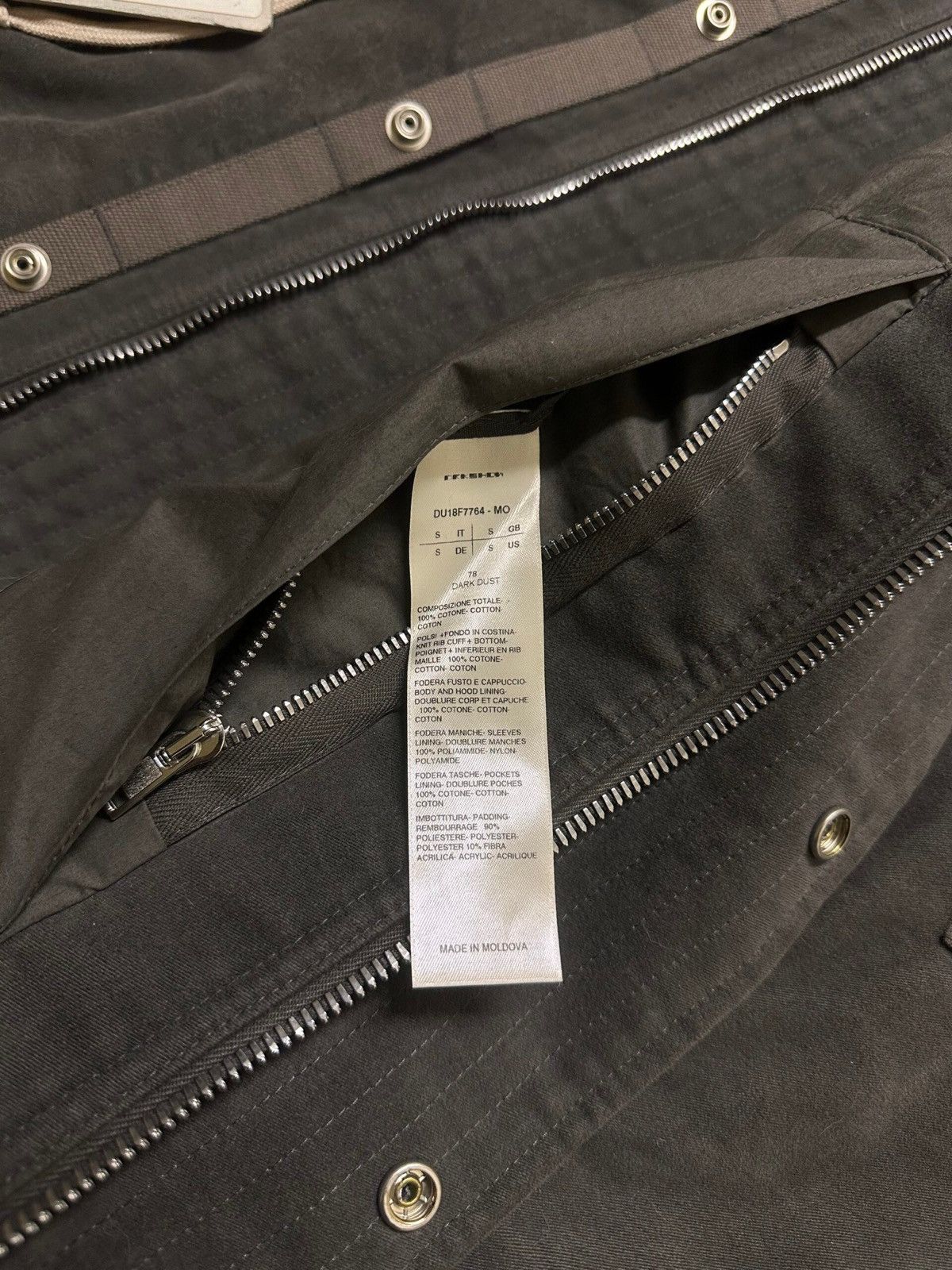 Rick Owens Rick Owens Sisyphus Dark Dust Moleskin Exploder Jacket Size US S / EU 44-46 / 1 - 3 Thumbnail
