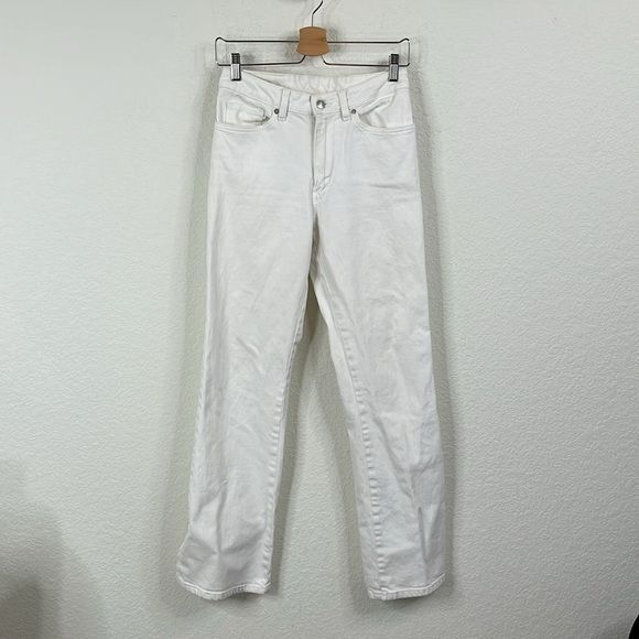 image of Zadig Voltaire Zadig And Voltaire Pistol Blanc Flare White Jeans, Women's (Size 26)