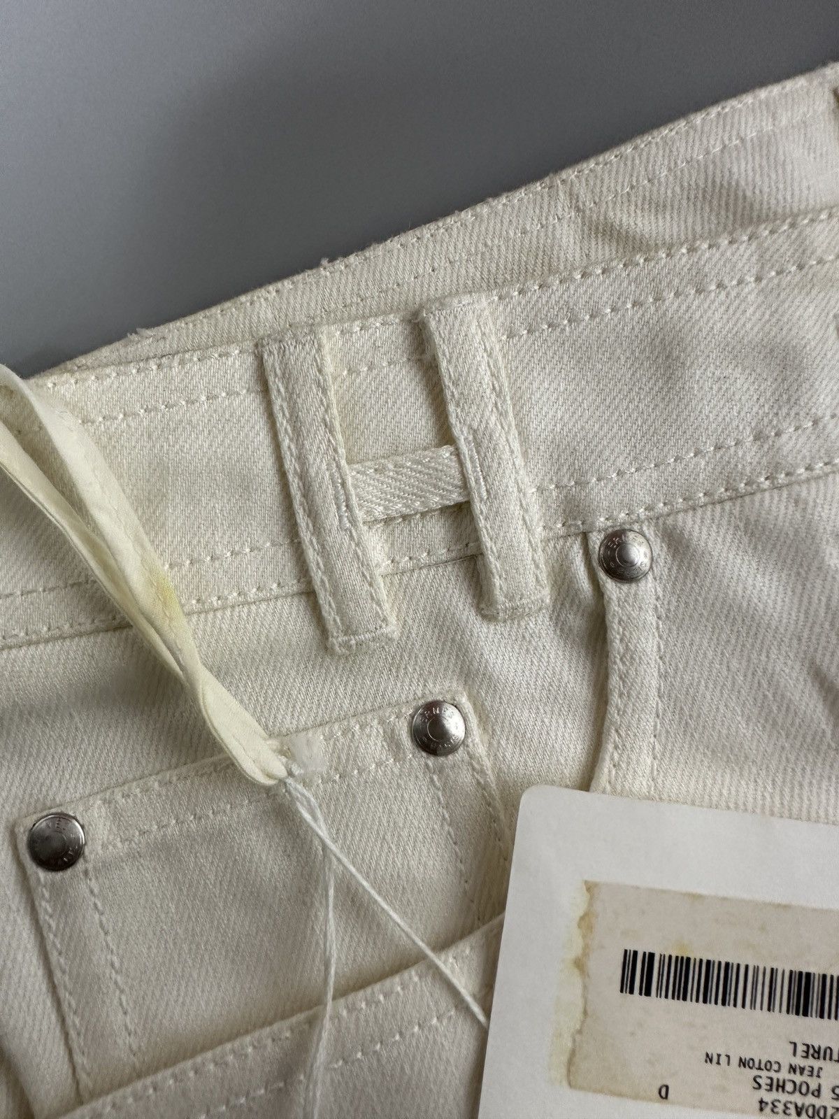 Hermes HERMES / MAISON MARGIELA ERA - CALFSKIN JEANS Size 24" / US 00 / IT 34 - 9 Thumbnail
