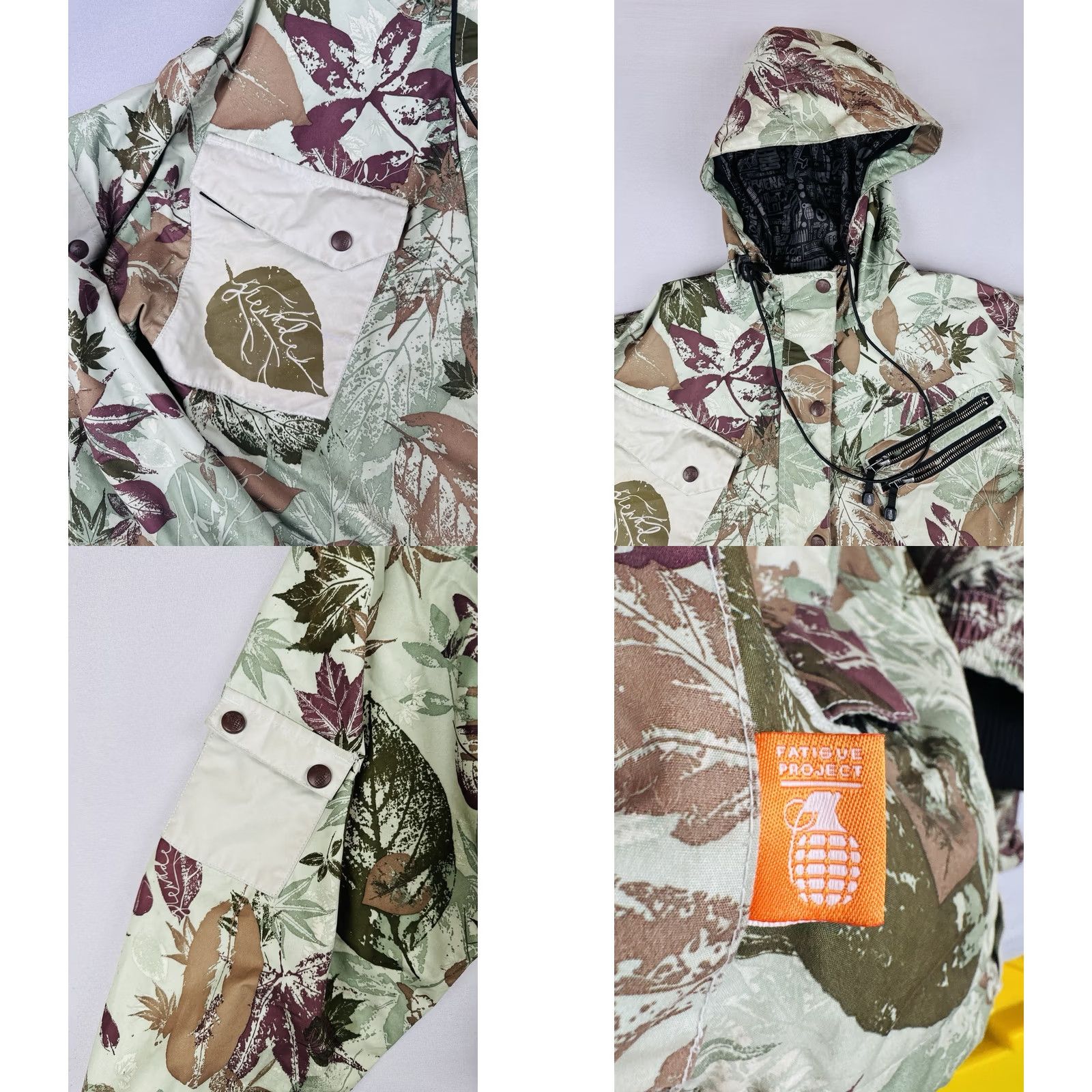 Y/Project Grenade Fatigue Project Snowboard Ski Jacket Leaf Camo Y2K Hooded Large Size US L / EU 52-54 / 3 - 8 Thumbnail