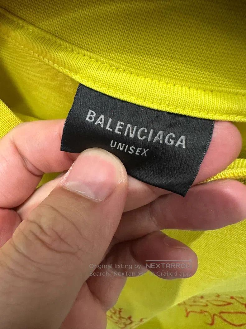 Balenciaga Balenciaga Flame letter short-sleeve Size US M / EU 48-50 / 2 - 4 Thumbnail