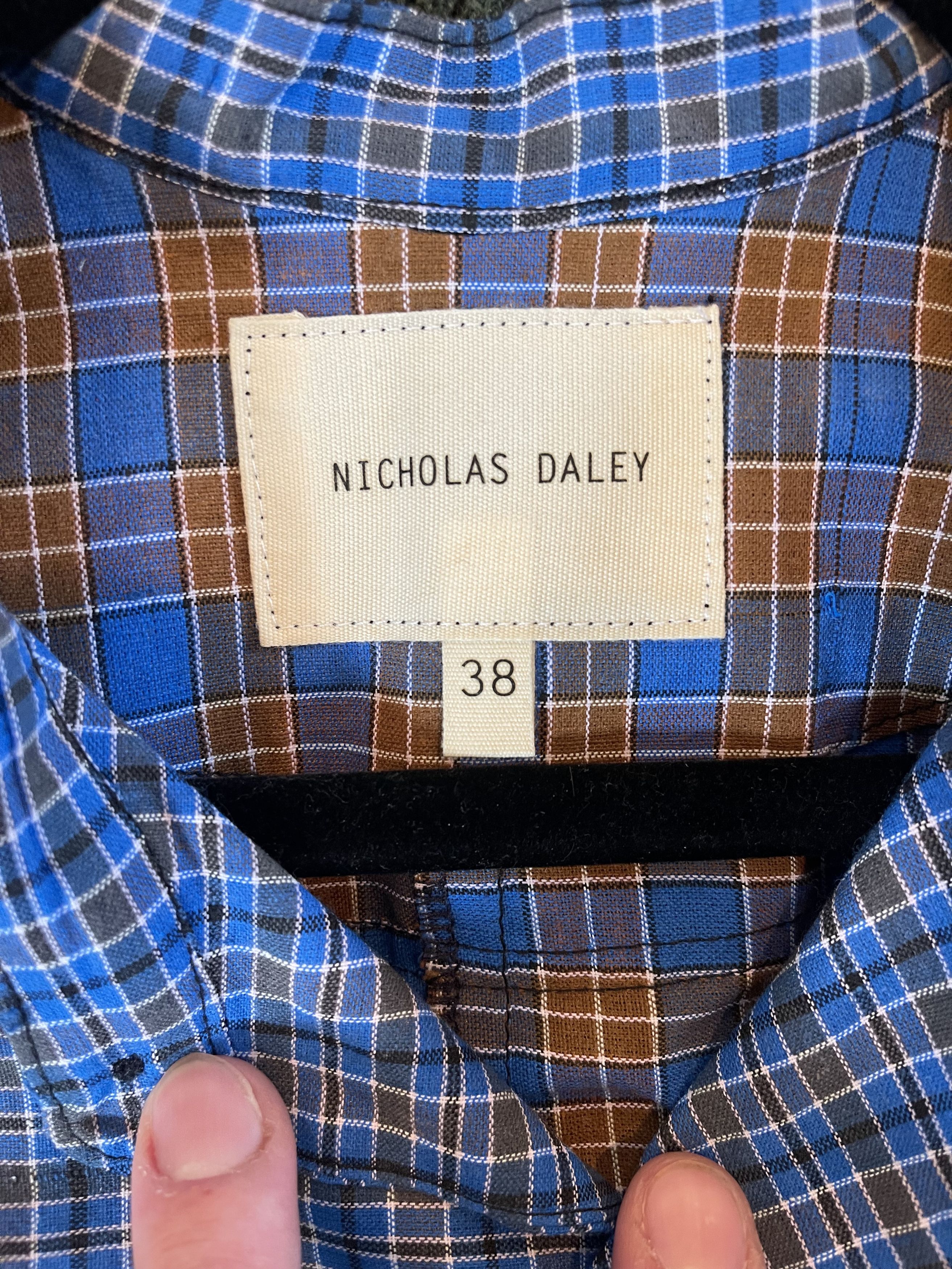 Nicholas Daley New with Tags Nicholas Daley Panel Quarter Button Down Size US XL / EU 56 / 4 - 3 Thumbnail