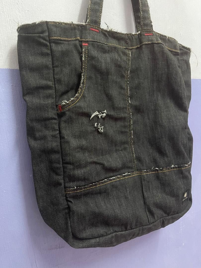 Tornado Mart Tornado Mart Denim Tote Bag Size ONE SIZE - 2 Thumbnail