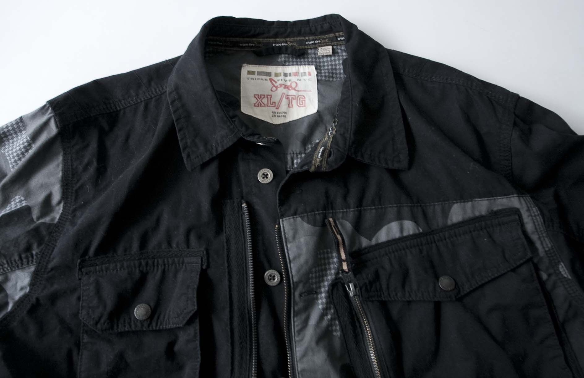 Triple 5 Soul Triple Five Soul Shirt Jacket Zip Size XL Black | Grailed