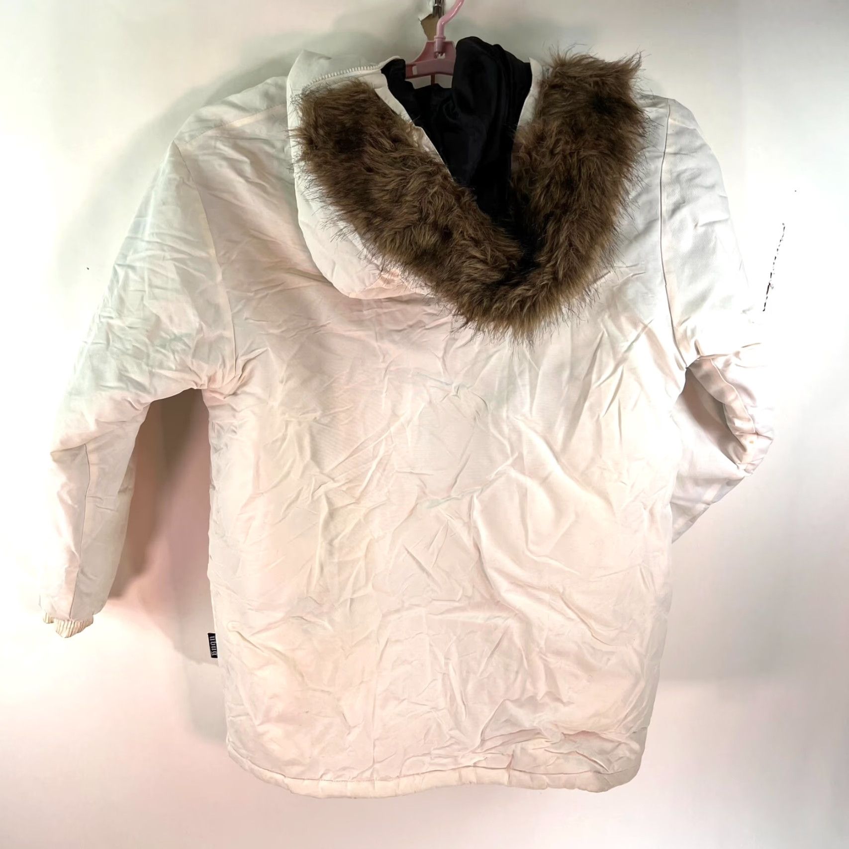 Vintage VINTAGE ubug Heavy Parka Mens Size M White Faux Fur Hood Jacket Size US M / EU 48-50 / 2 - 6 Thumbnail
