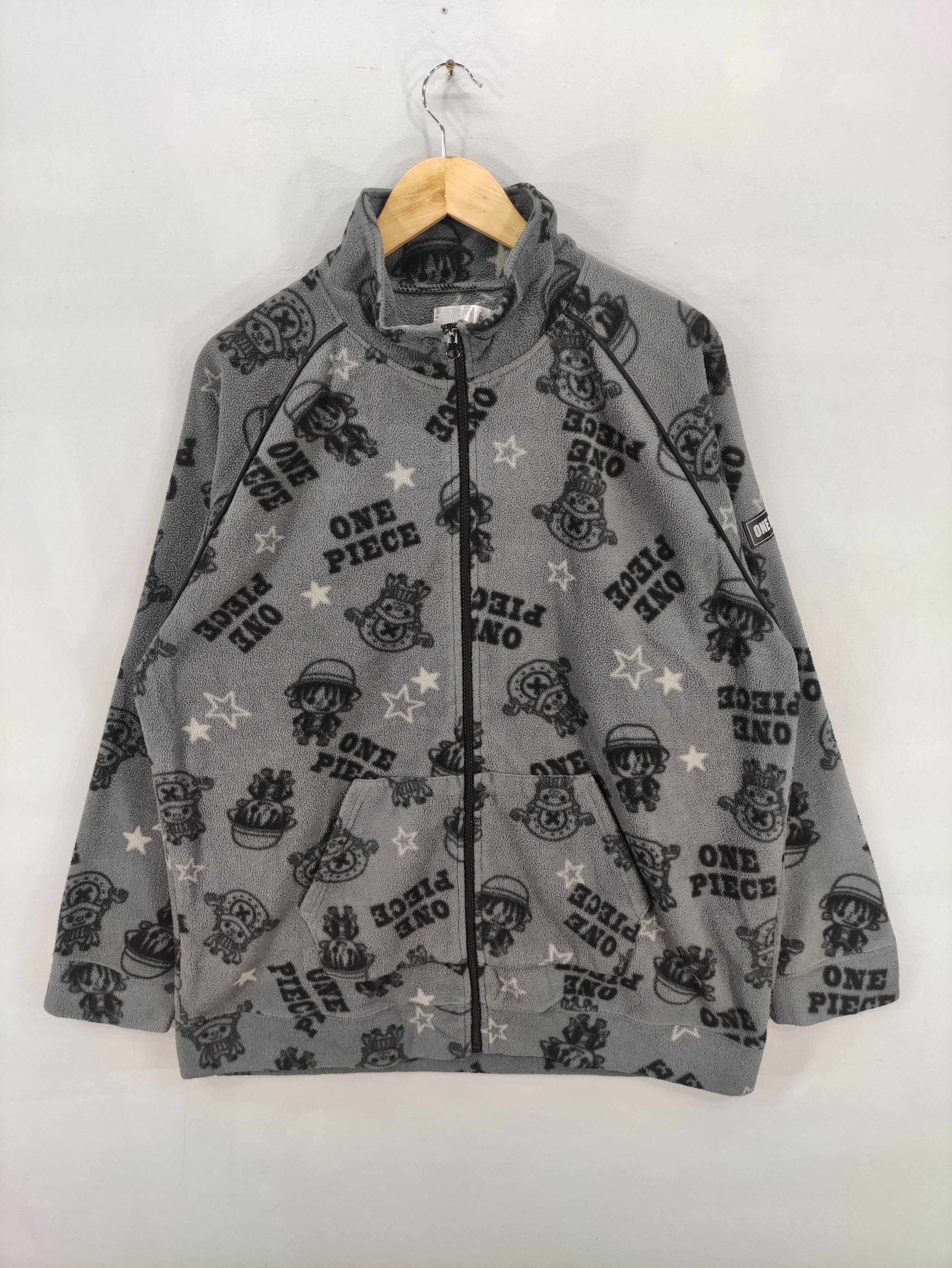 One Piece Vintage One Piece Full Print Sweater Zipper Jacket Size US L / EU 52-54 / 3 - 1 Thumbnail