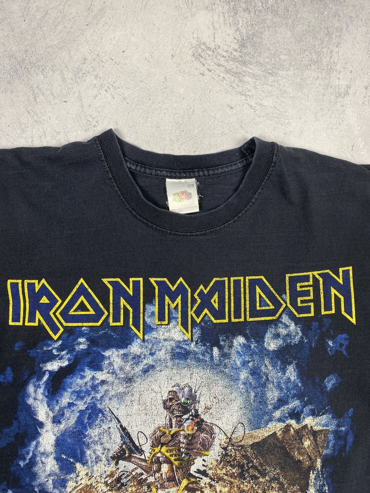 Band Tees × Iron Maiden × Vintage Iron Maiden Back In Time Metal Rock Band Graphic T Shirt Size US M / EU 48-50 / 2 - 5 Thumbnail