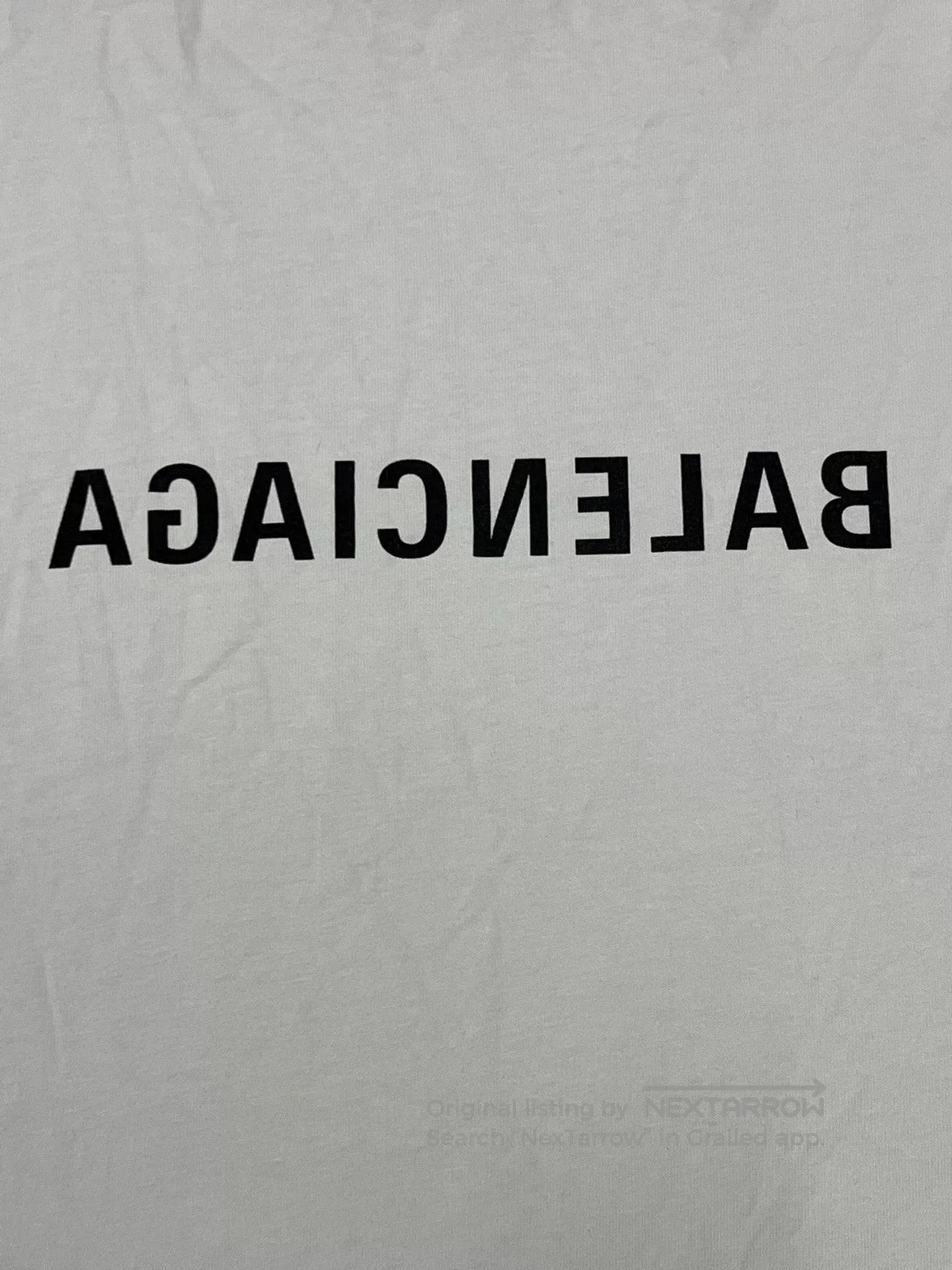 Balenciaga Balenciaga Mirror Logo Short-Sleeve T-Shirt. Size US L / EU 52-54 / 3 - 3 Thumbnail