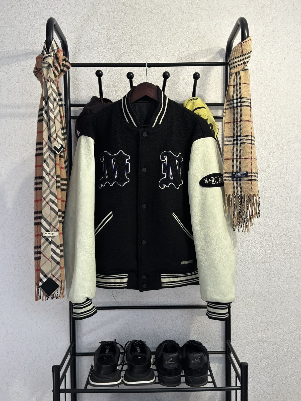 Japanese Brand × M+Rc Noir M+RC Noir MN styx varsity jacket Size US L / EU 52-54 / 3 - 1 Thumbnail