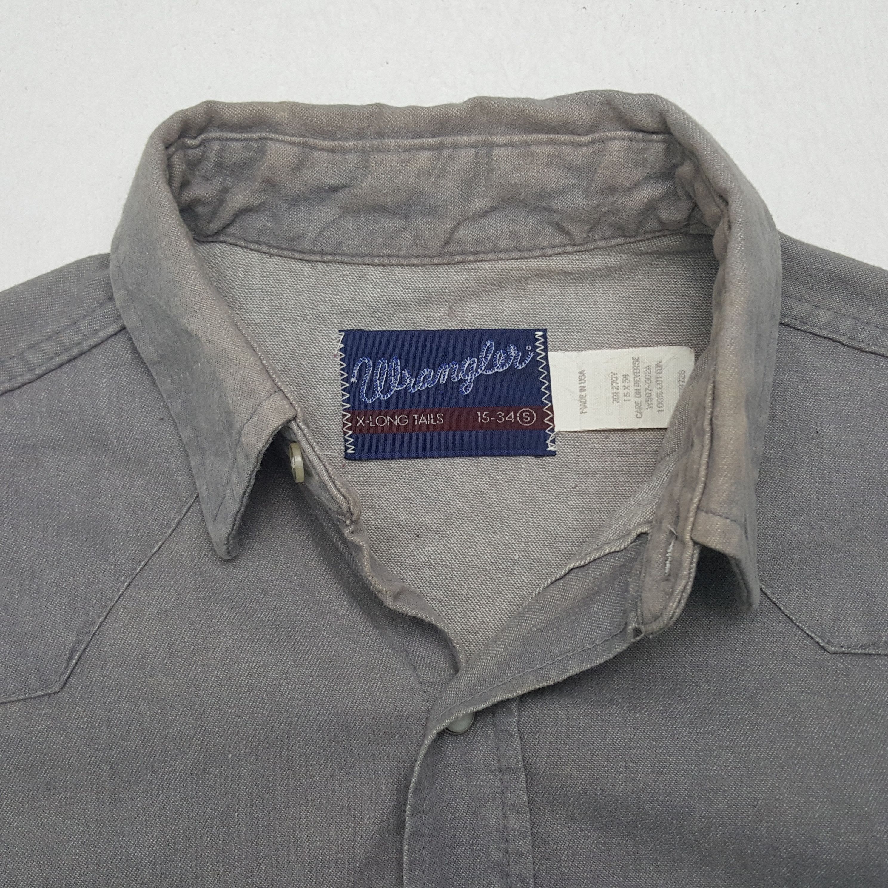 Japanese Brand × Vintage × Wrangler Vintage Wrangler Japan Button Up Shirt Size US S / EU 44-46 / 1 - 4 Thumbnail