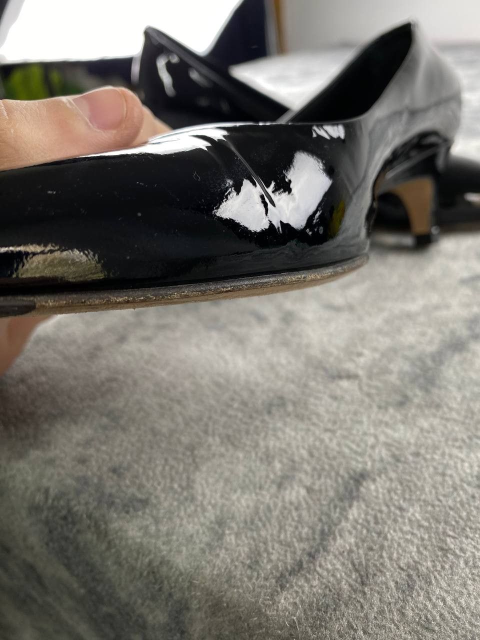 Max Mara Max Mara Leather Slingback Pointed Pumps Women Size 38 Black Size US 8 / IT 38 - 14 Thumbnail
