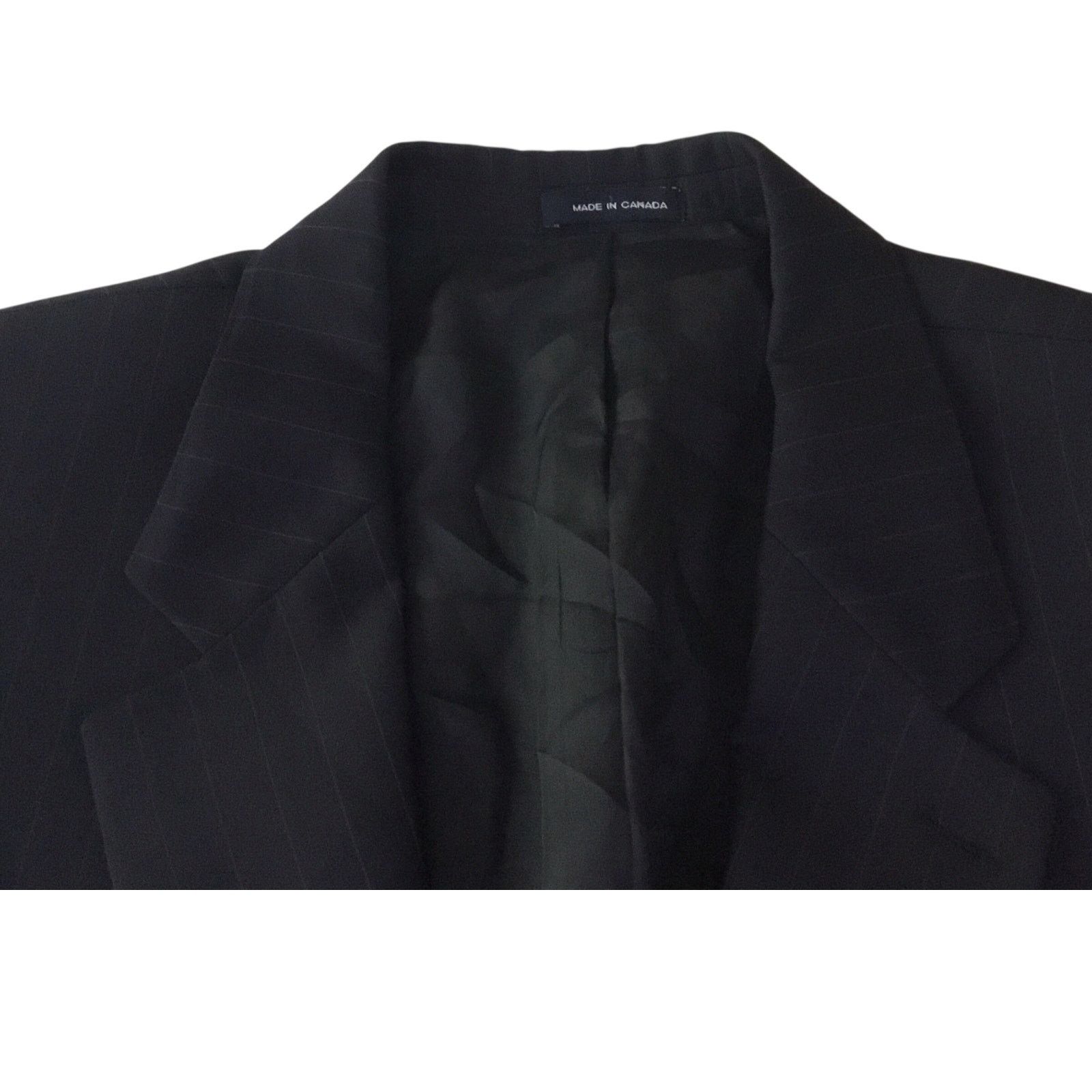 Chaps Ralph Lauren Chaps Navy Blue Pinstripe Suit Coat 46 Regular Size US XL / EU 56 / 4 - 7 Thumbnail