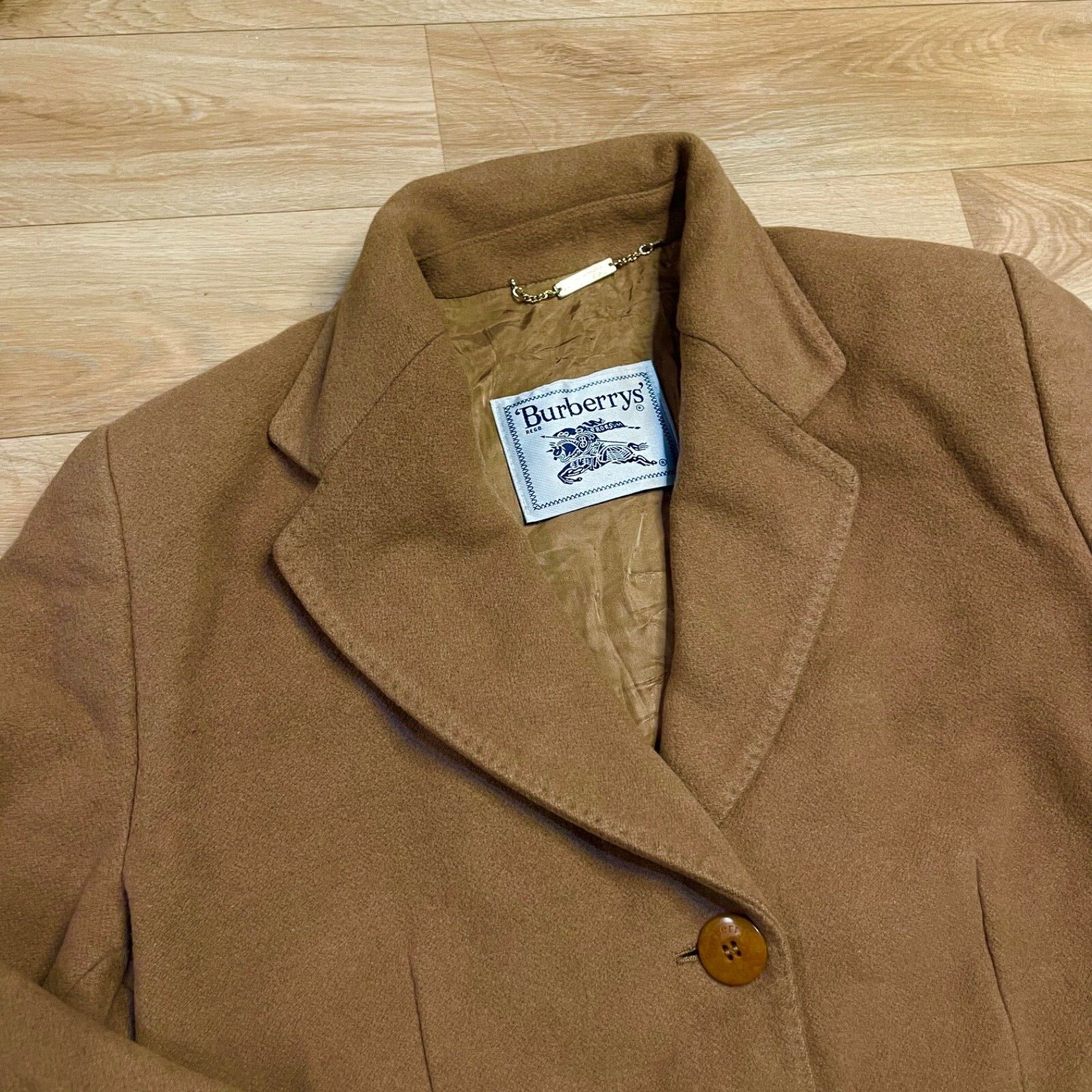 Burberry Vintage Burberry WINTER TRENCH coat VIRGIN wool CASHMERE Size S / US 4 / IT 40 - 2 Thumbnail
