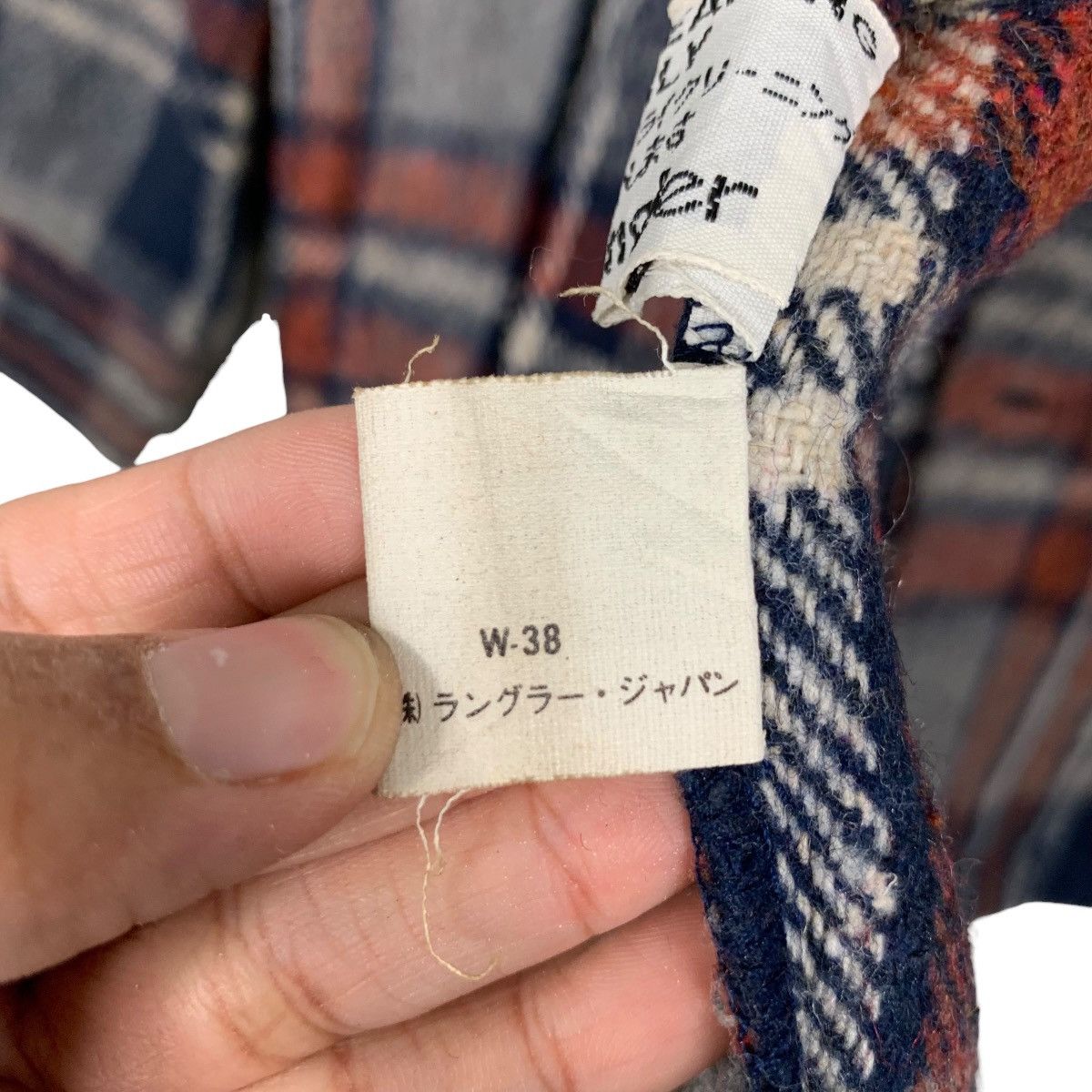 Wrangler Vintage 80’s WRANGLER Tartan Flannel Four Pocket #2556-C115 Size US M / EU 48-50 / 2 - 19 Thumbnail