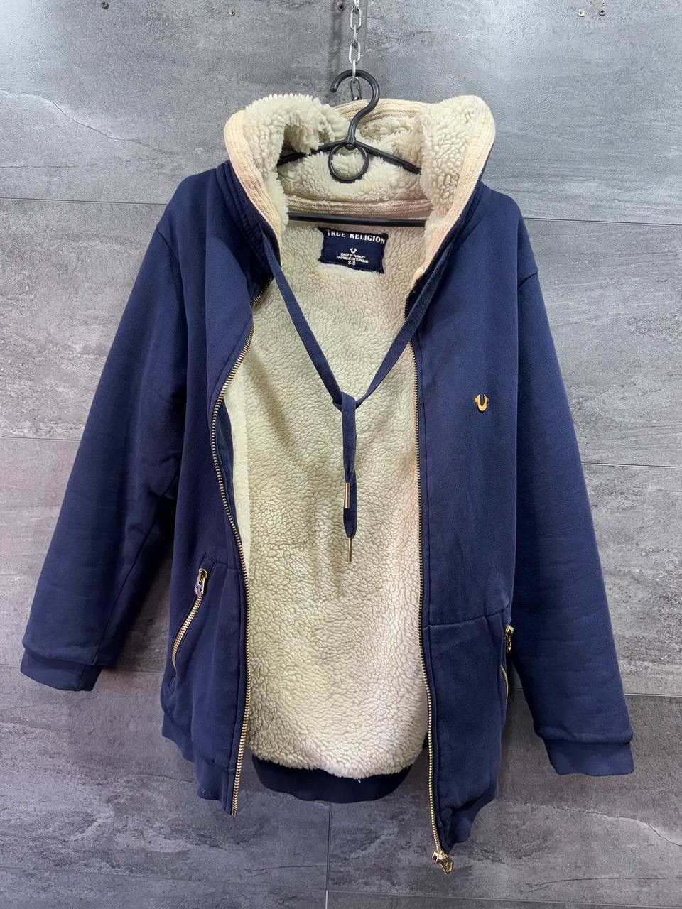 True Religion True Religion Fleece Sherpa Zip Hoodie Womens Jacket Size S / US 4 / IT 40 - 15 Thumbnail