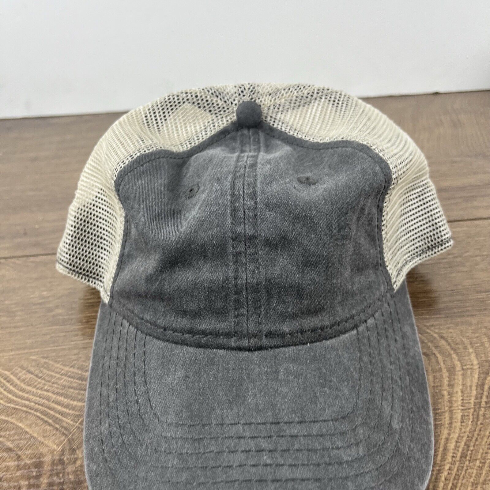 Other Plain Gray Baseball Hat Cap Snapback Hat Gray Adjustable Hat Size ONE SIZE - 5 Thumbnail