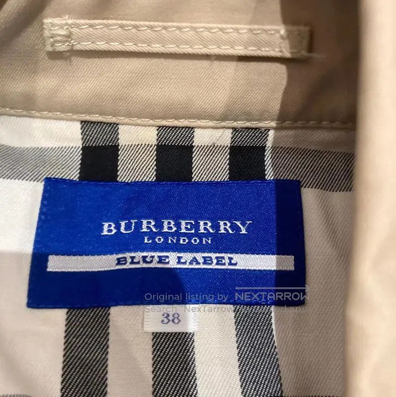 Burberry Burberry Spring Autumn Beige Cotton Short Trench Coat. Size S / US 4 / IT 40 - 3 Thumbnail