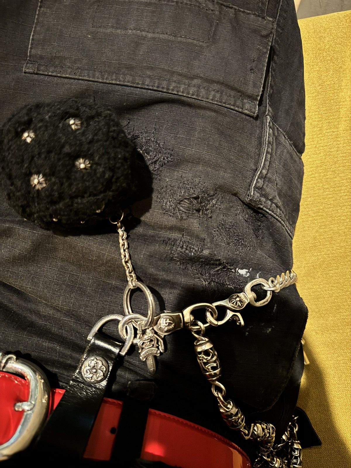 Chrome Hearts Chrome hearts dice fuzzy keychain Size ONE SIZE - 7 Thumbnail