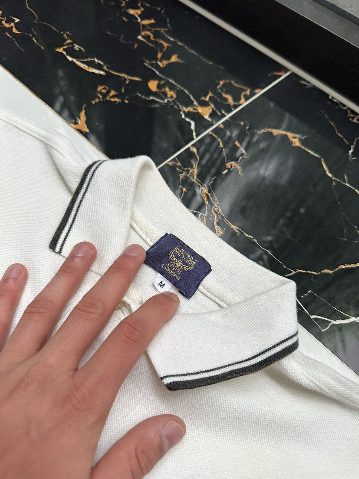 MCM × Vintage MCM VINTAGE BASIC LOGO LUXURY POLO T-SHIRT Size US M / EU 48-50 / 2 - 7 Thumbnail