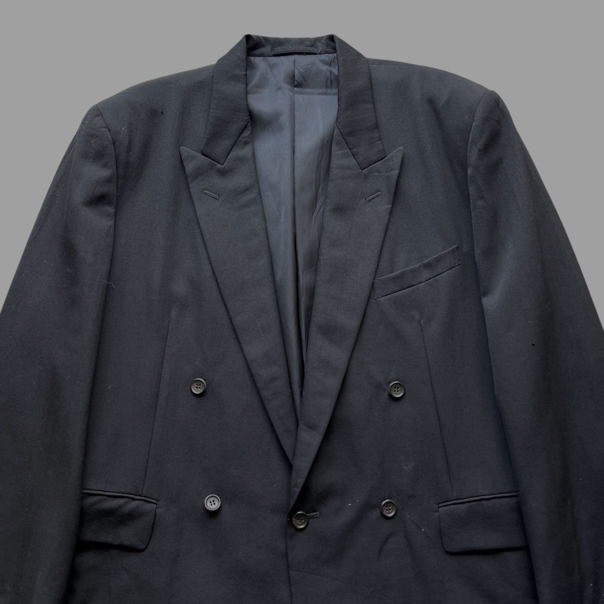 Comme des Garcons Homme Plus 🔥 AD1991 Comme Des Garcons Homme Plus Double Breast Blazer Size US L / EU 52-54 / 3 - 6 Thumbnail