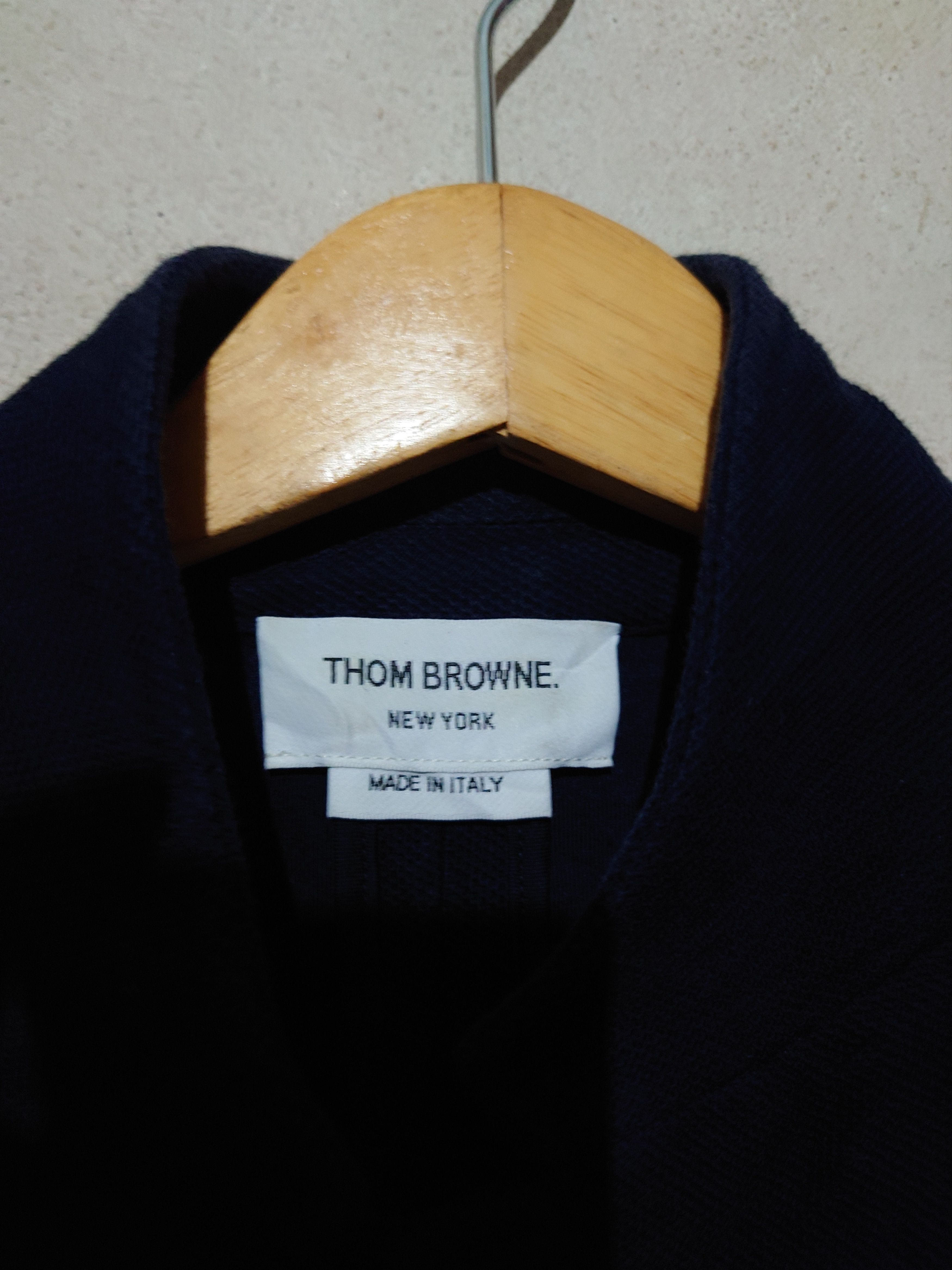 Thom Browne Thom Browne 4-bar Tech Pique Sportcoat Navy Size 1 Size US S / EU 44-46 / 1 - 2 Thumbnail