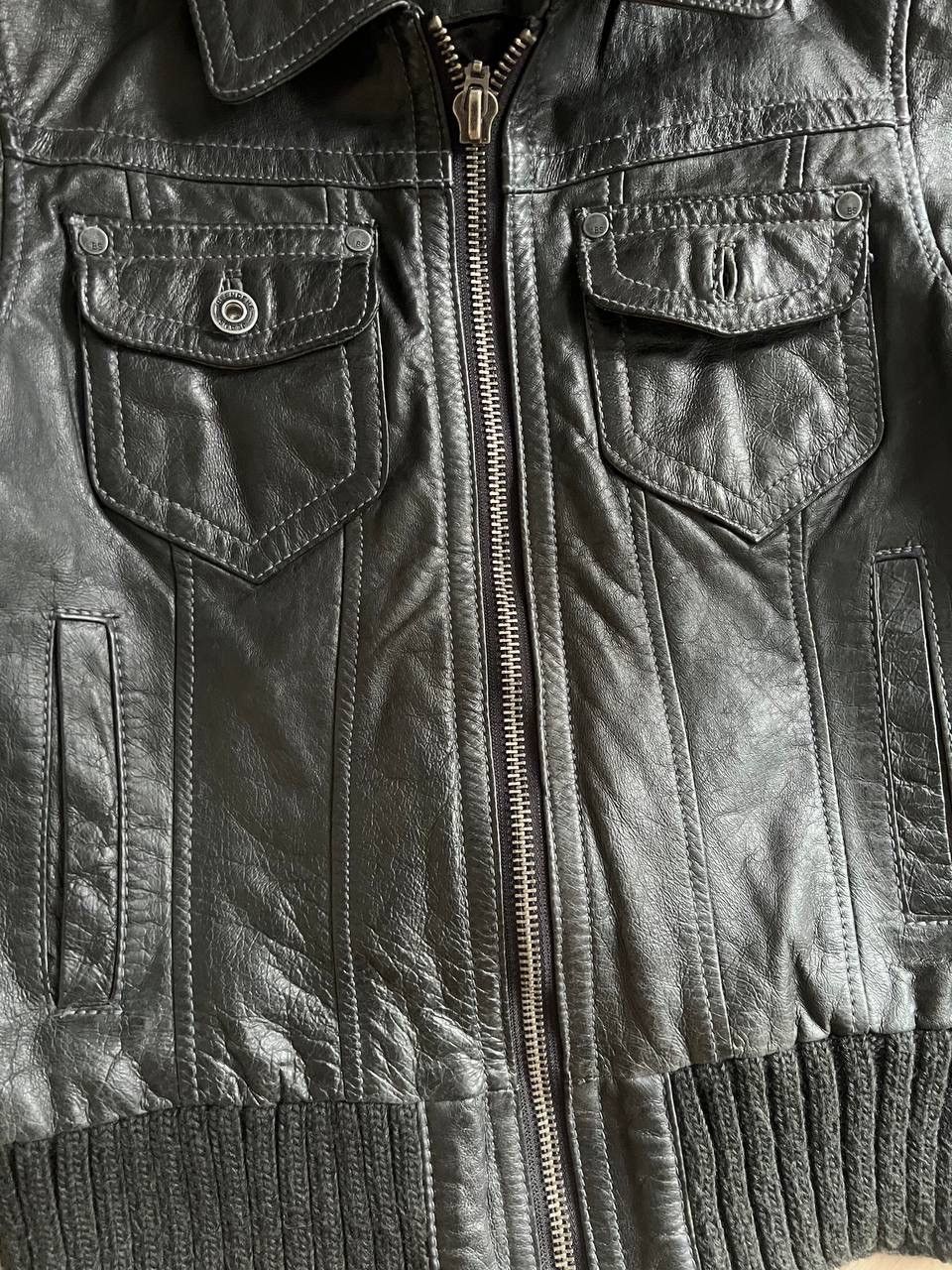 Other Vintage cropped leather jacket y2k bomber swag Size S / US 4 / IT 40 - 7 Thumbnail
