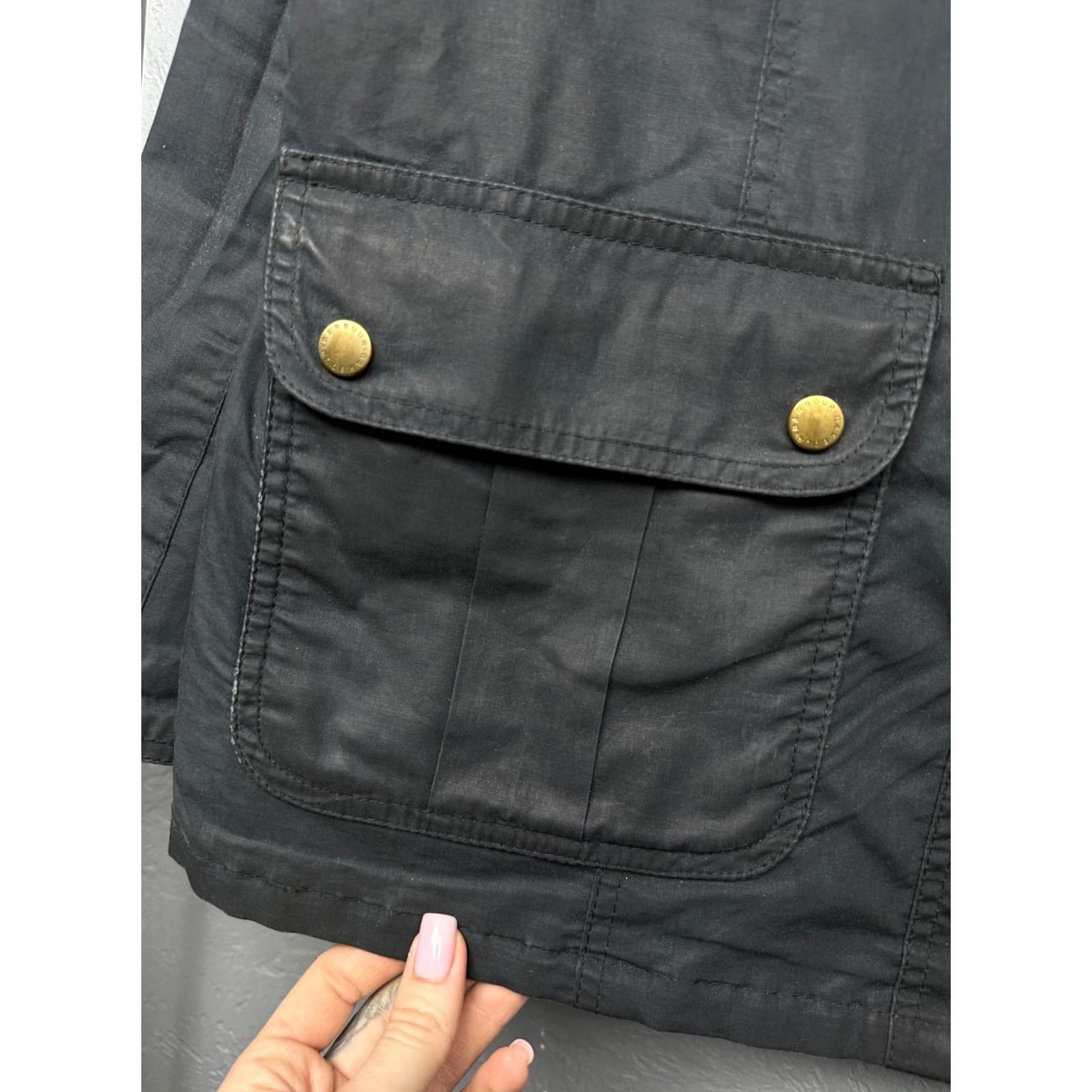 Barbour Barbour Jacket Womens Emma Wax Waxed Morris & Co Size UK 18 XL Multicolor Waxed Jacket Womens XL Barbour Size XL / US 12-14 / IT 48-50 - 5 Thumbnail