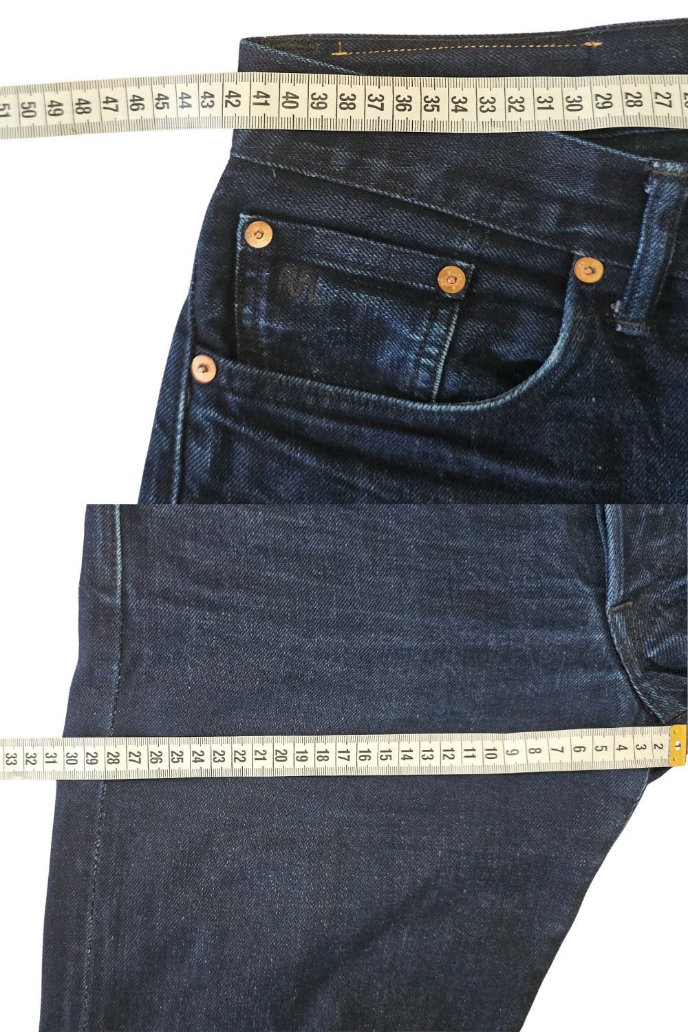RRL Ralph Lauren Double RL (RRL) – Japan Woven Selvedge Denim - Made in USA Size US 30 / EU 46 - 17 Thumbnail