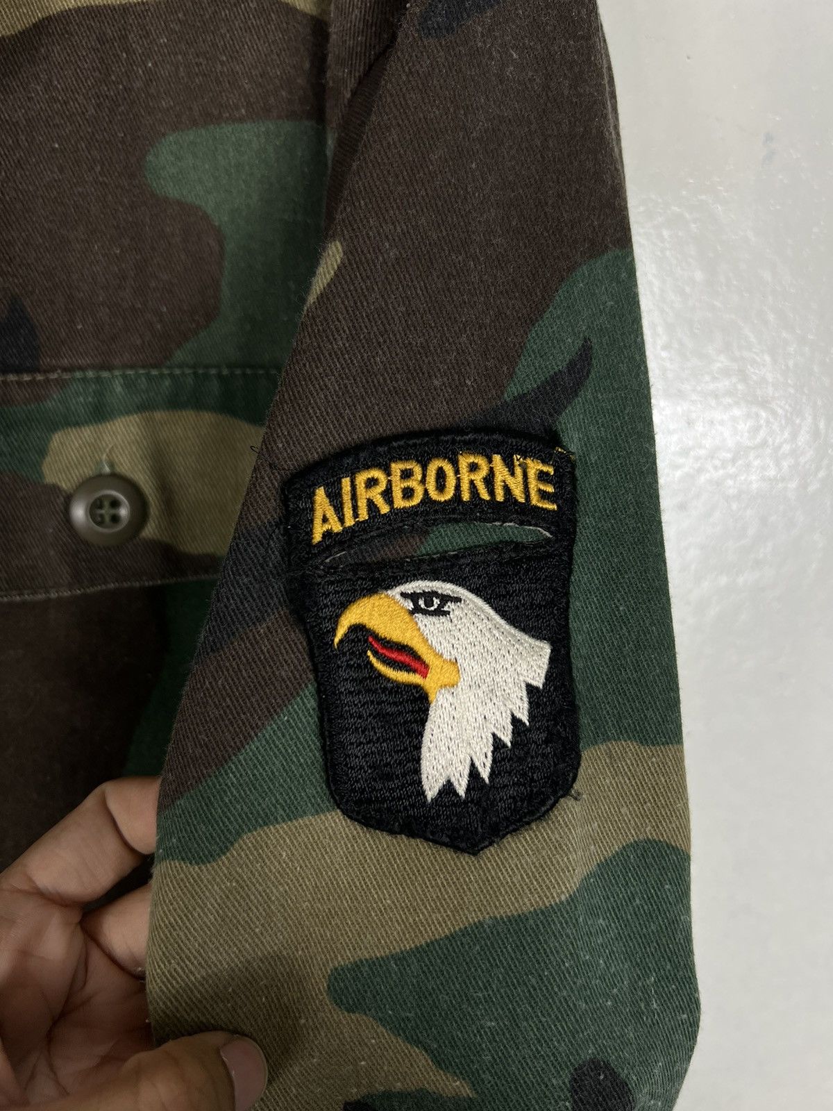 Vintage 🔥 VINTAGE CAMO MILITARY JACKET MADE IN USA Size US M / EU 48-50 / 2 - 14 Thumbnail
