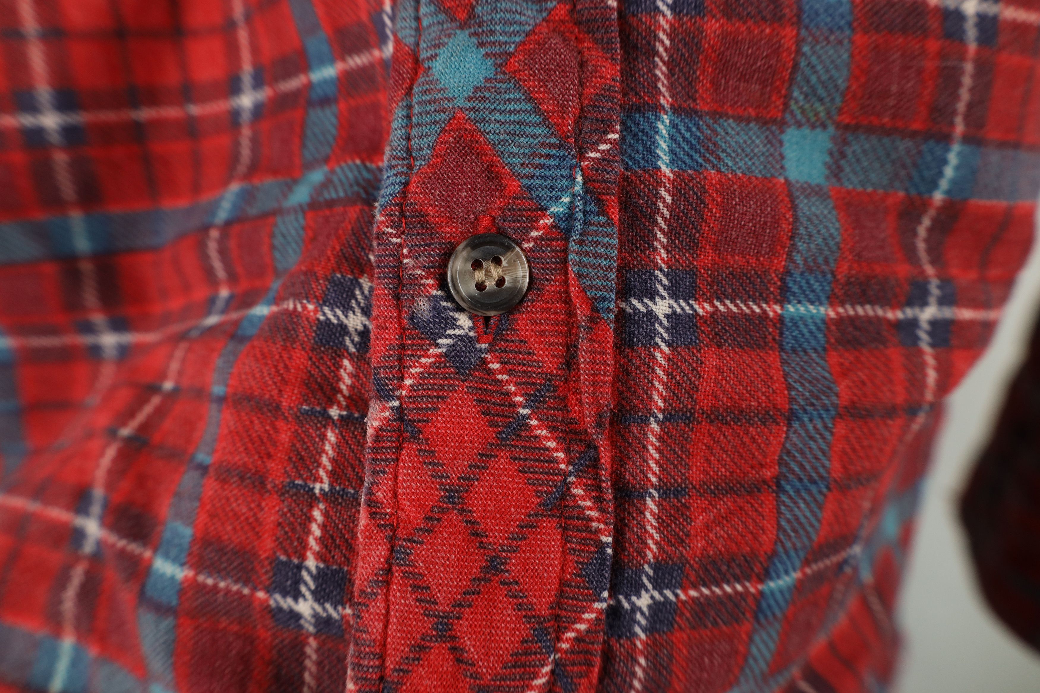 Vintage Vintage 90s Streetwear Flannel Button Shirt Jacket Jac Shirt Size US M / EU 48-50 / 2 - 7 Thumbnail