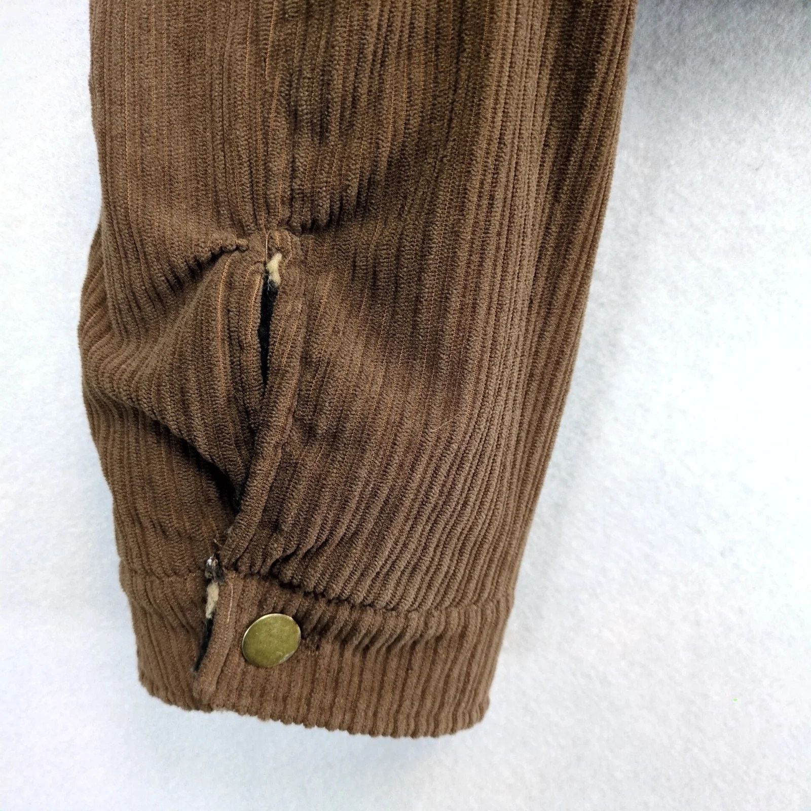 Cider Cider Animal Print Fleece Lined Brown Corduroy Jacket XL Size XL / US 12-14 / IT 48-50 - 10 Thumbnail