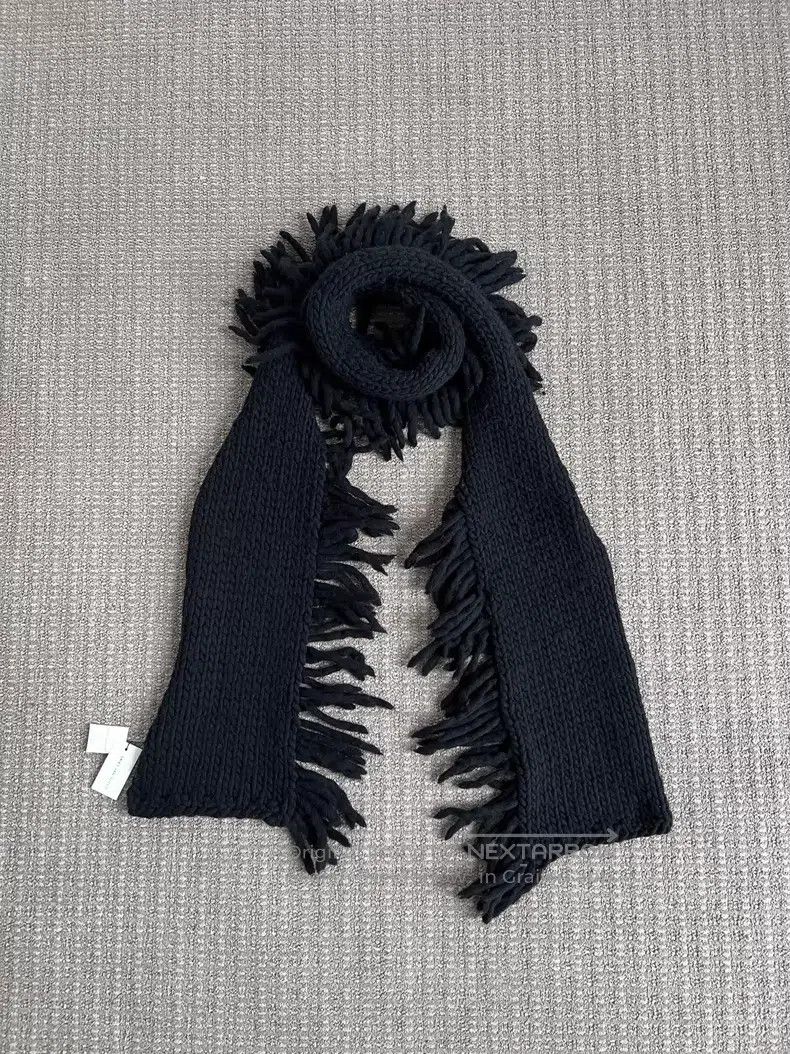 Dries Van Noten Dries Van Noten Wool Knit Tassel Scarf Size ONE SIZE - 1 Thumbnail
