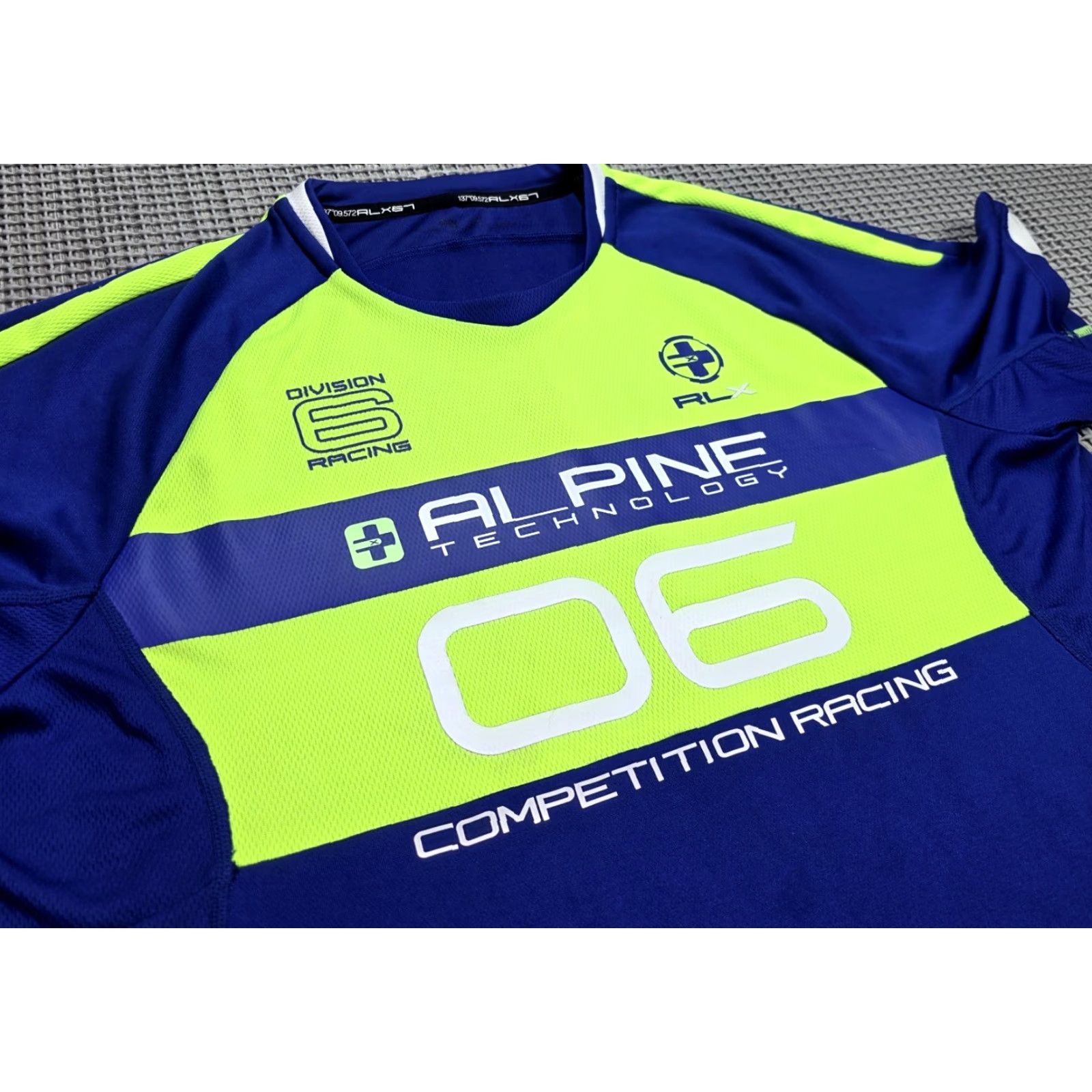 RLX Ralph Lauren Ralph Lauren RLX Men 67 Alpine Technology Division 6 Racing Jersey Short Sleeve L Blue Jersey T-Shirt LV6 Racing Size US L / EU 52-54 / 3 - 4 Thumbnail