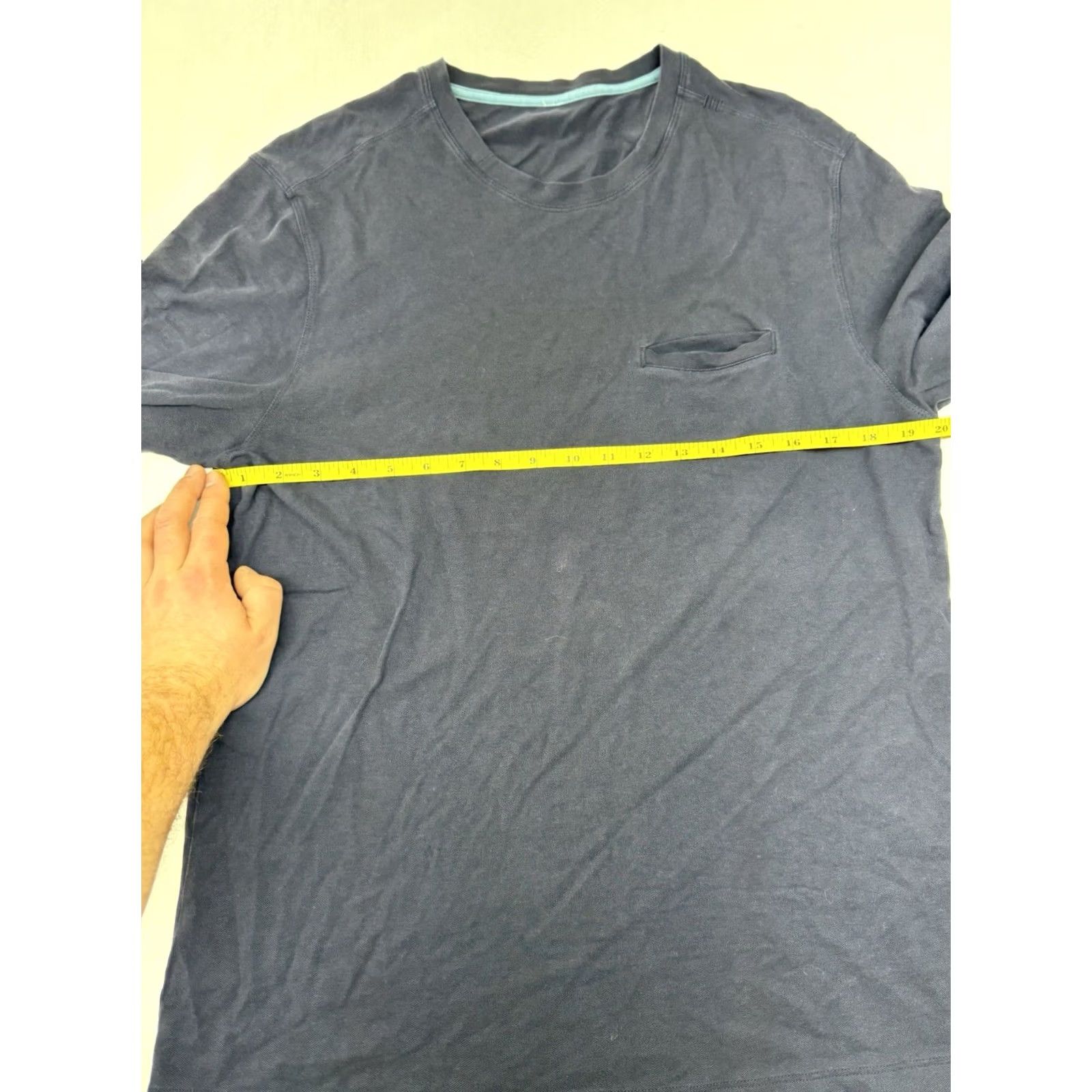 Lululemon Lululemon Shirt Mens Large Navy Crew Neck Long Sleeve Chest Pocket Droptail Pullover Breathable Activewear Casual Size US L / EU 52-54 / 3 - 2 Thumbnail