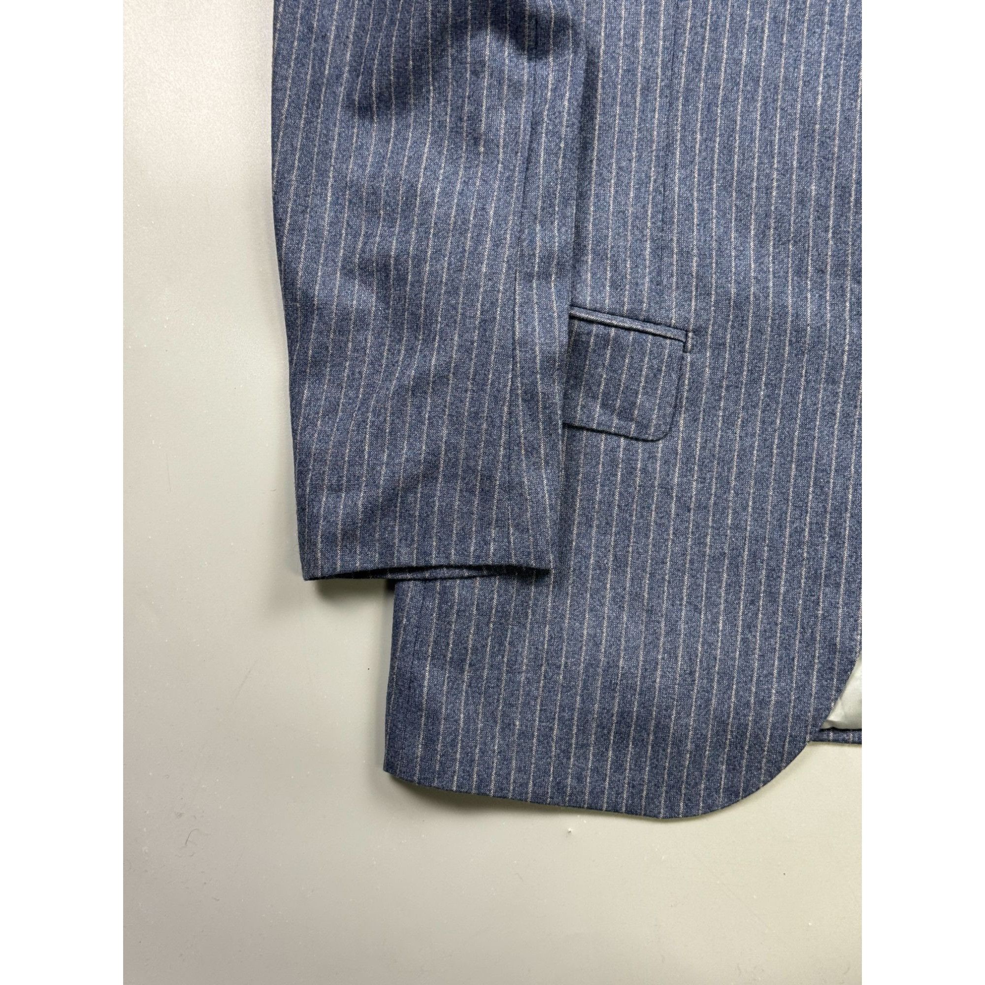 Suitsupply SuitSupply Striped Two Button Wool Blazer (Y1245) Size 42R - 2 Thumbnail