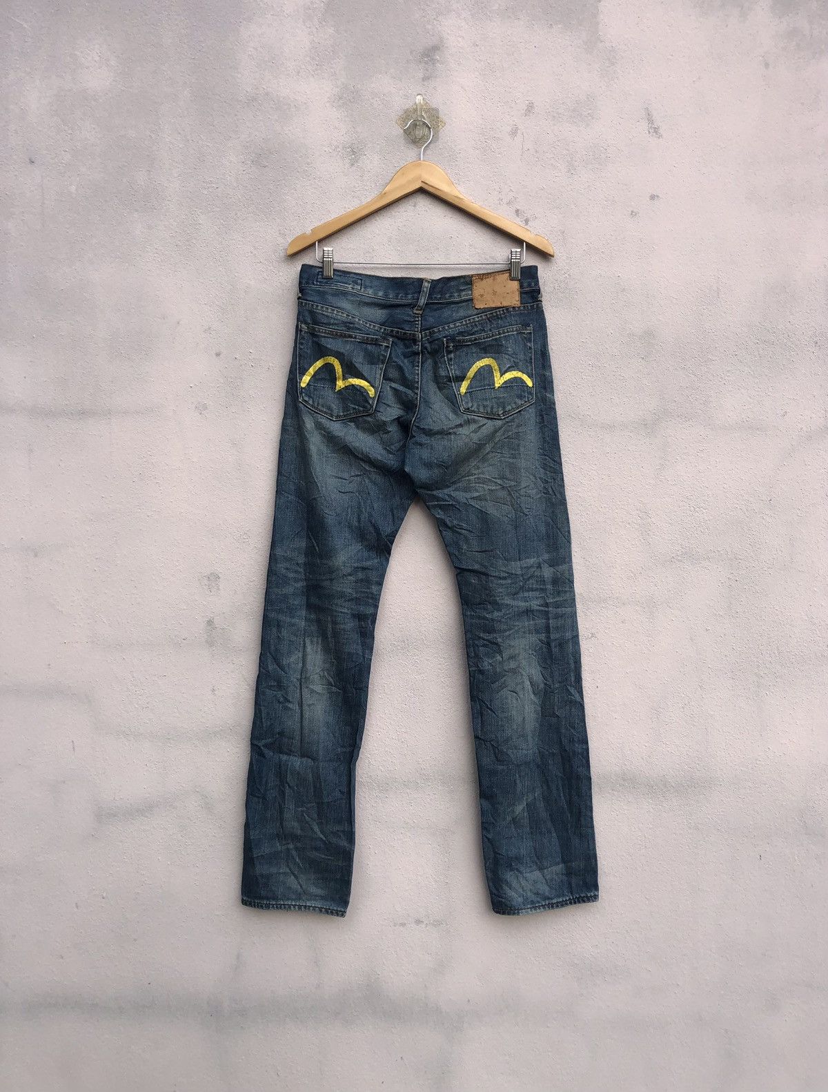Evisu Evisu Back Pocket Diacock Logo Jeans Size US 29 - 1 Thumbnail