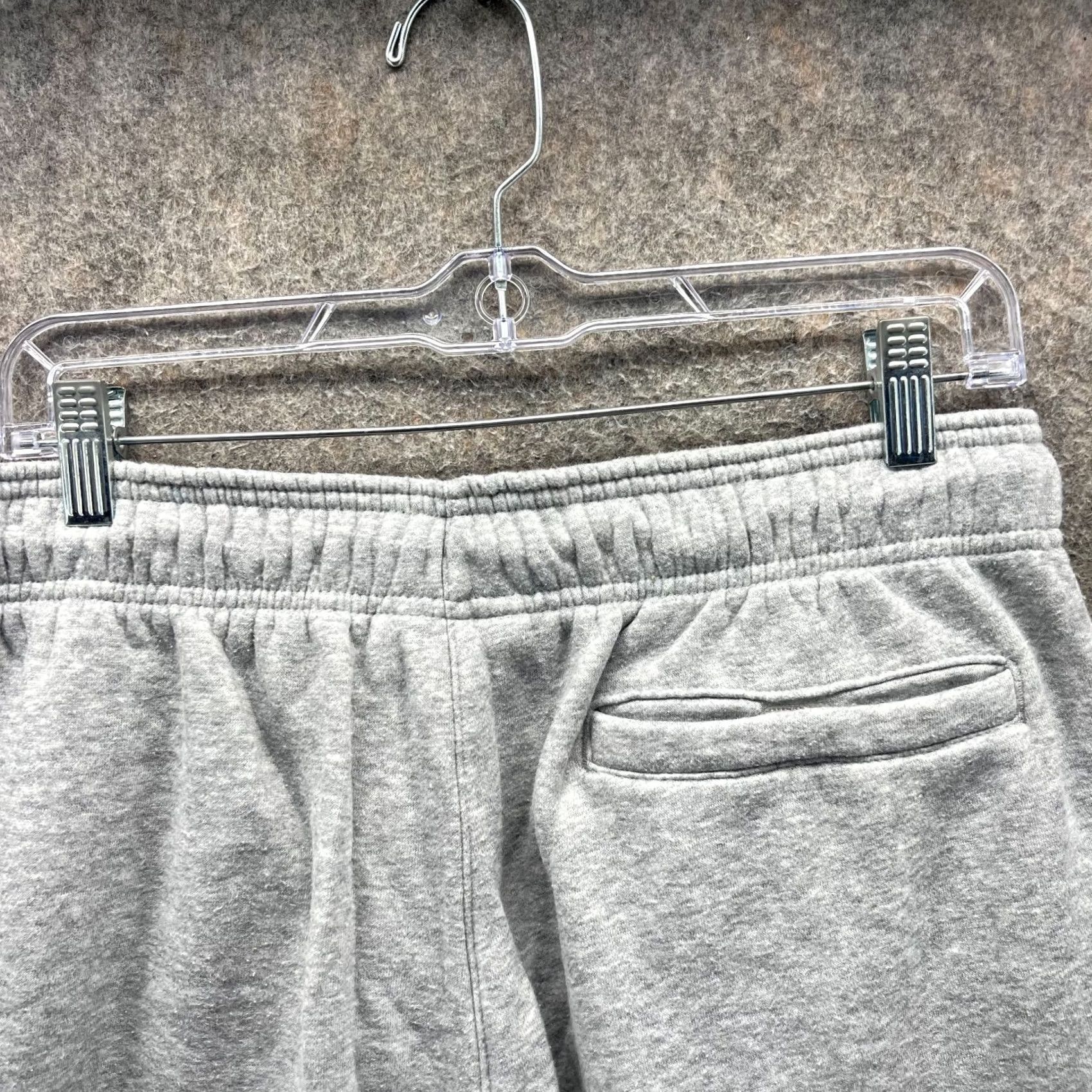 Reebok Reebok Jogger Men Medium Gray Fleece Lined Athletic Tapered Sweatpants Zip Size US 31 - 6 Thumbnail