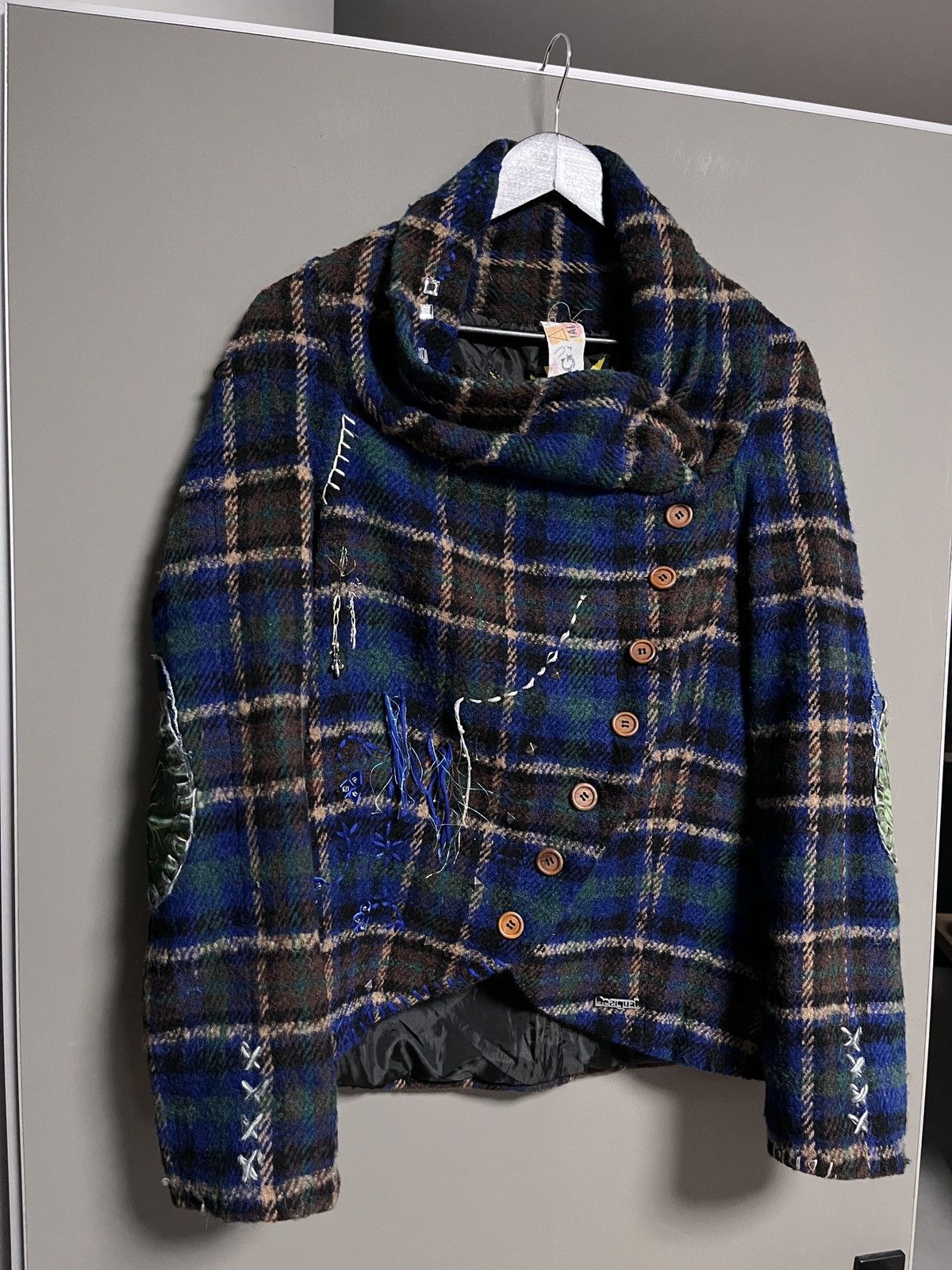 Desigual Desigual Hobo Style Wool Boho Jacket Size L / US 10 / IT 46 - 11 Thumbnail