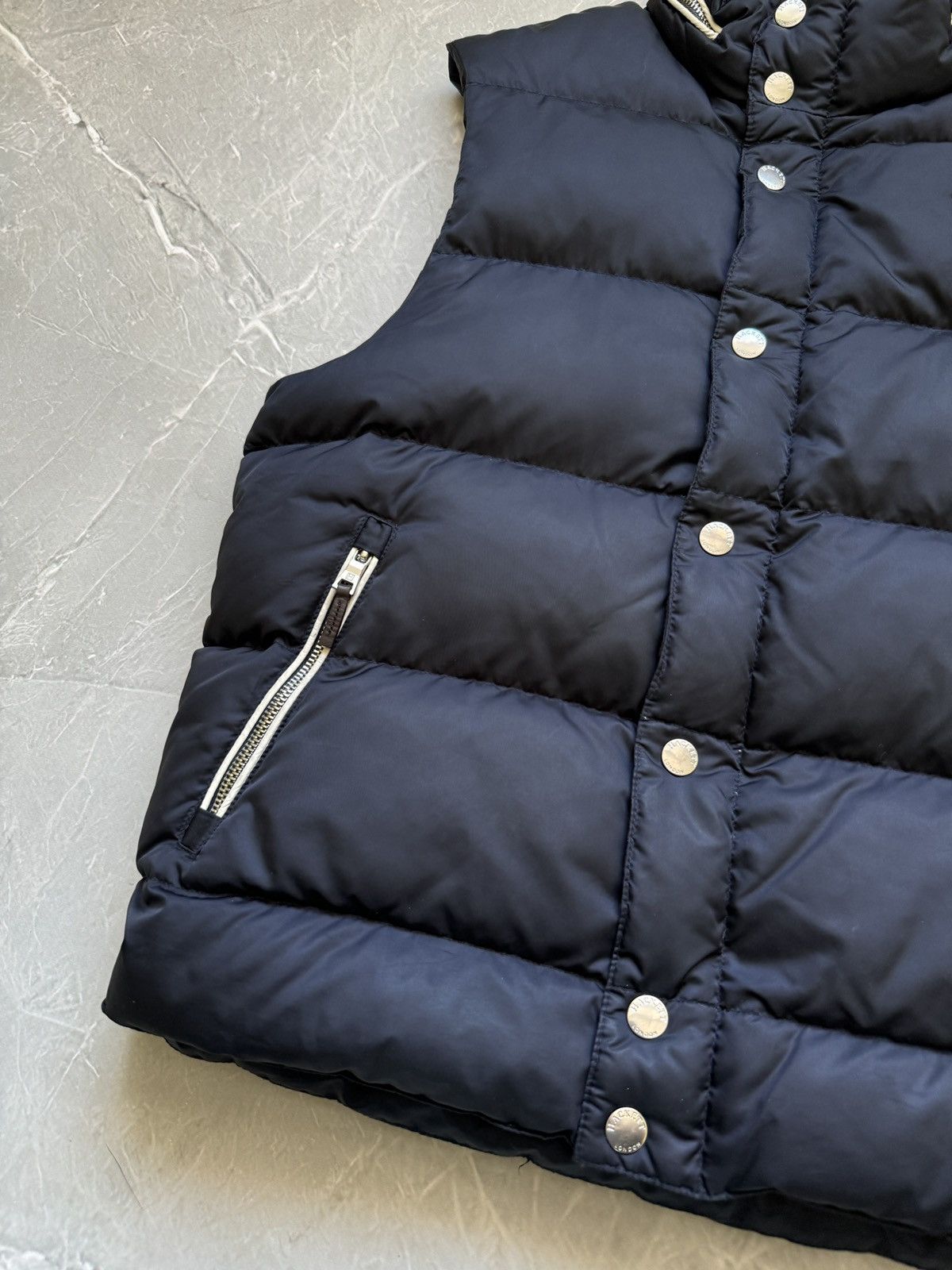 Hackett Hackett London Nylon Down Puffer Vest Navy Inner Hood Size US M / EU 48-50 / 2 - 3 Thumbnail