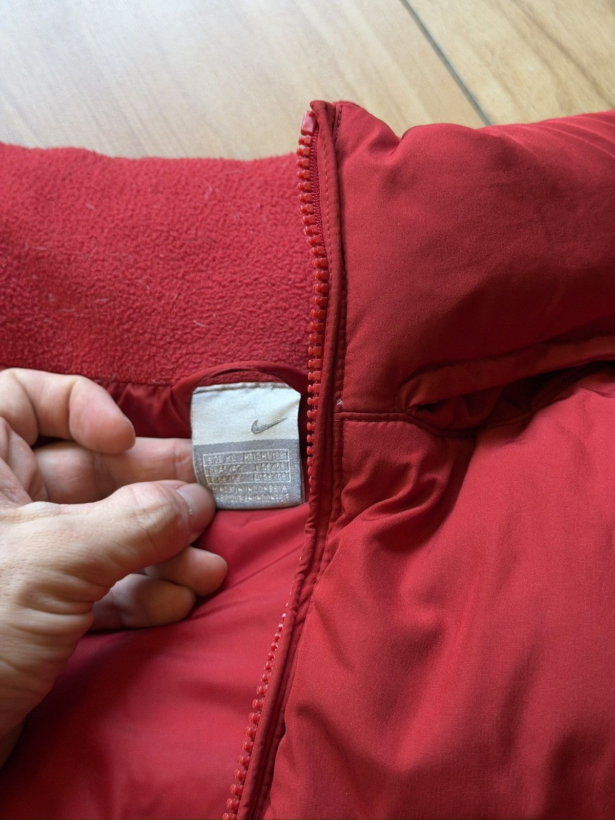 Nike Nike vintage red down jacket vest Size US XL / EU 56 / 4 - 13 Thumbnail