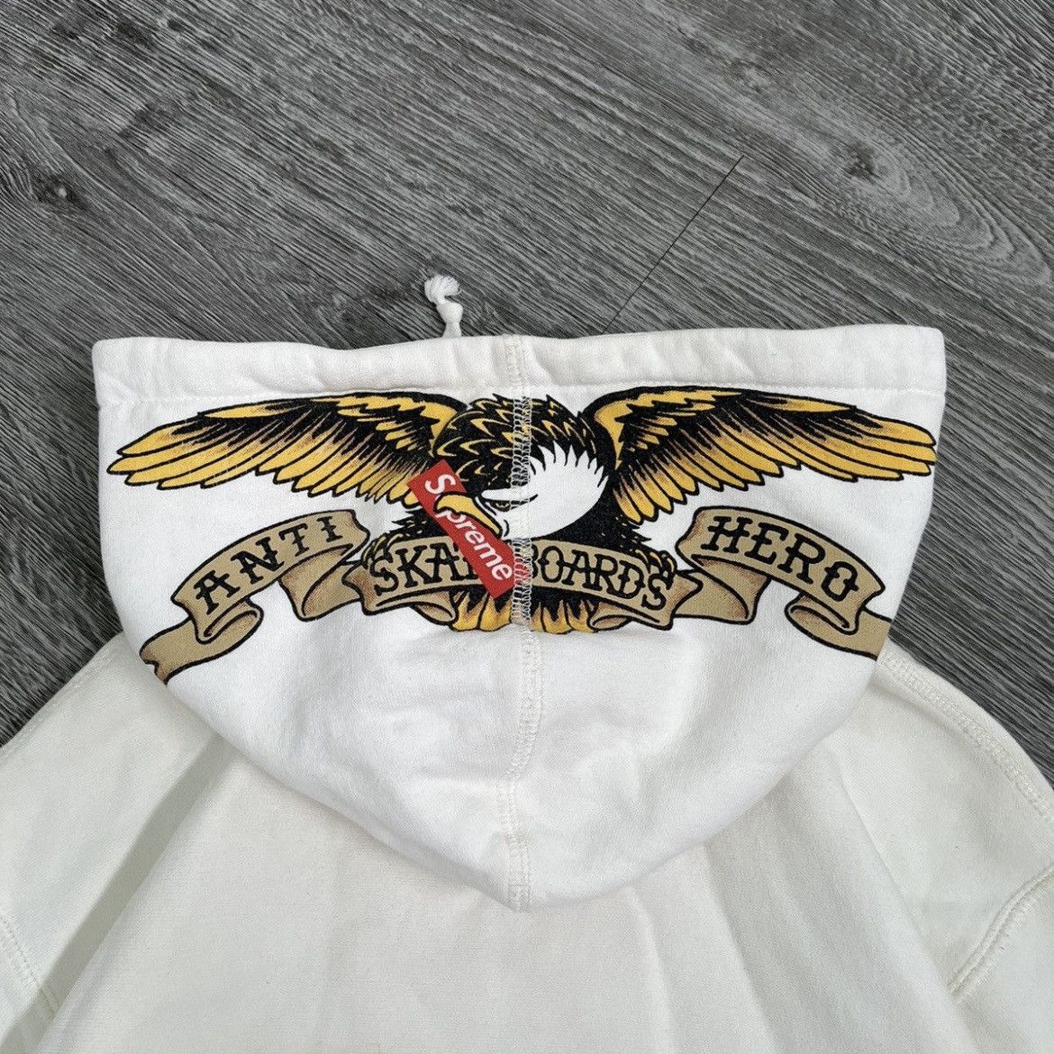 Antihero × Supreme Supreme x Anti Hero FW16 Hoodie Size US L / EU 52-54 / 3 - 5 Thumbnail